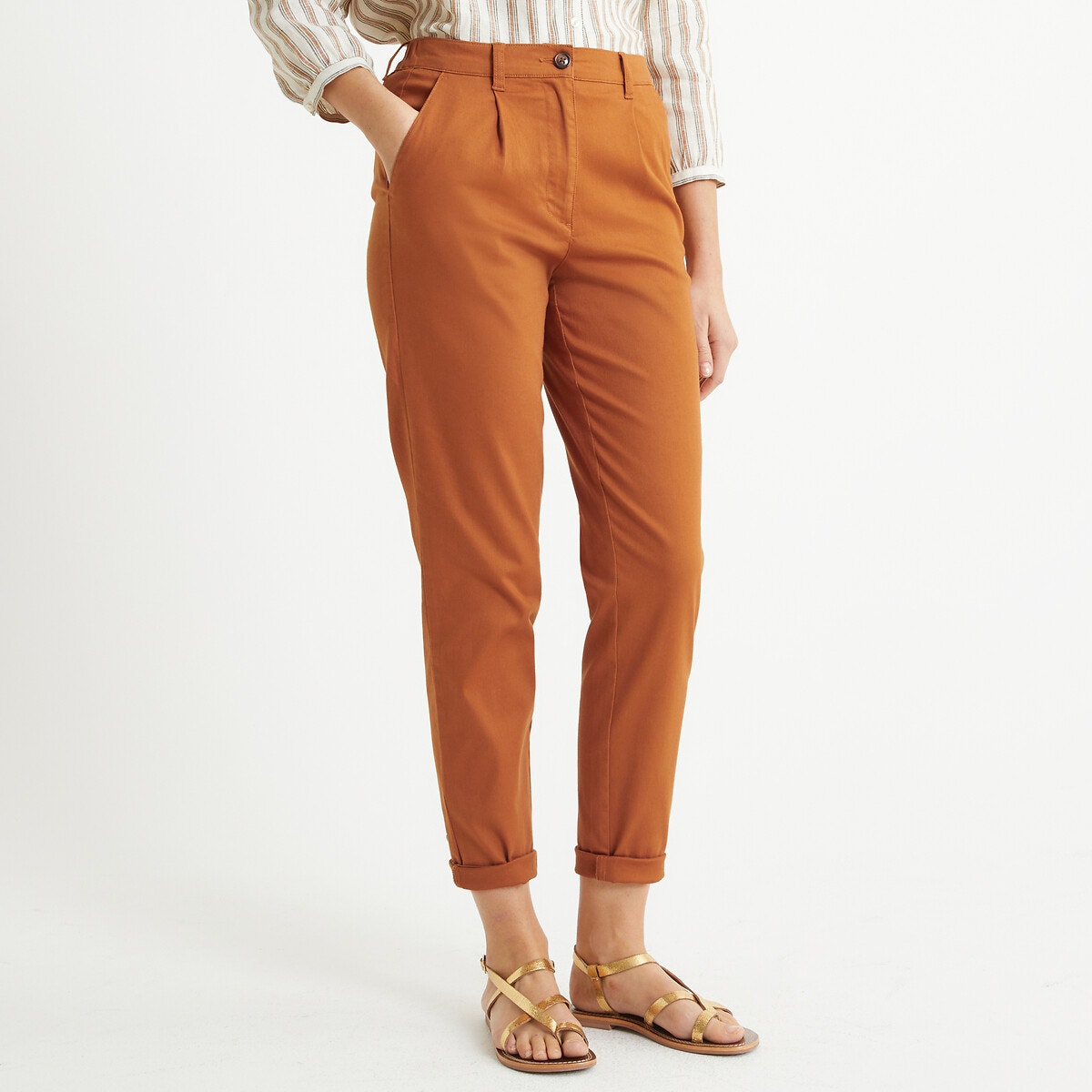 Chino femme grande taille La Redoute