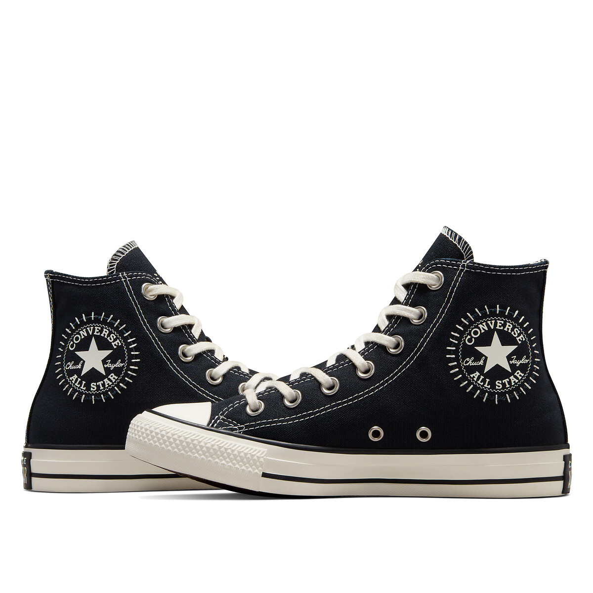 Sapatilhas chuck taylor all star hi bold stitch preto Converse