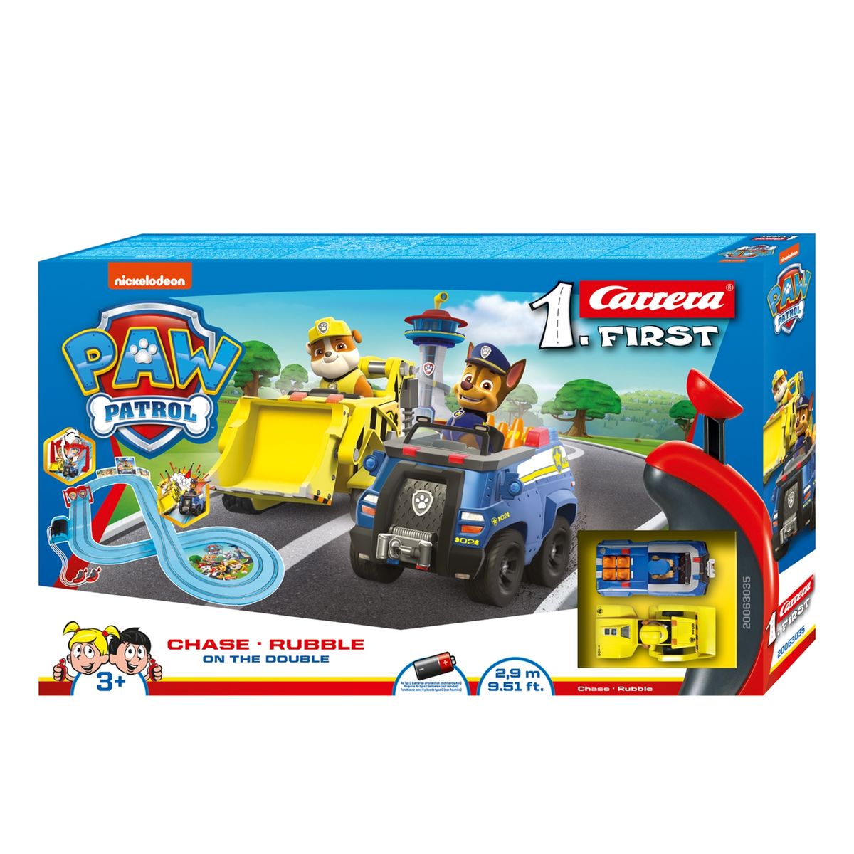 First paw patrol sur le double 2,9 Carrera