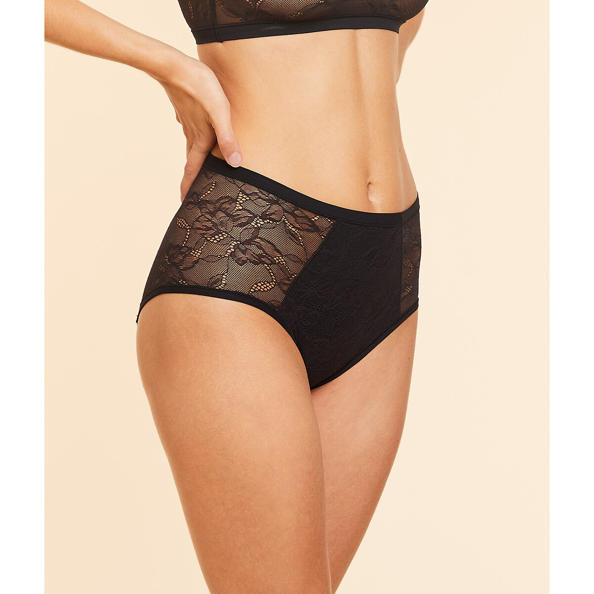 Tila Lace Period Knickers with High Waist