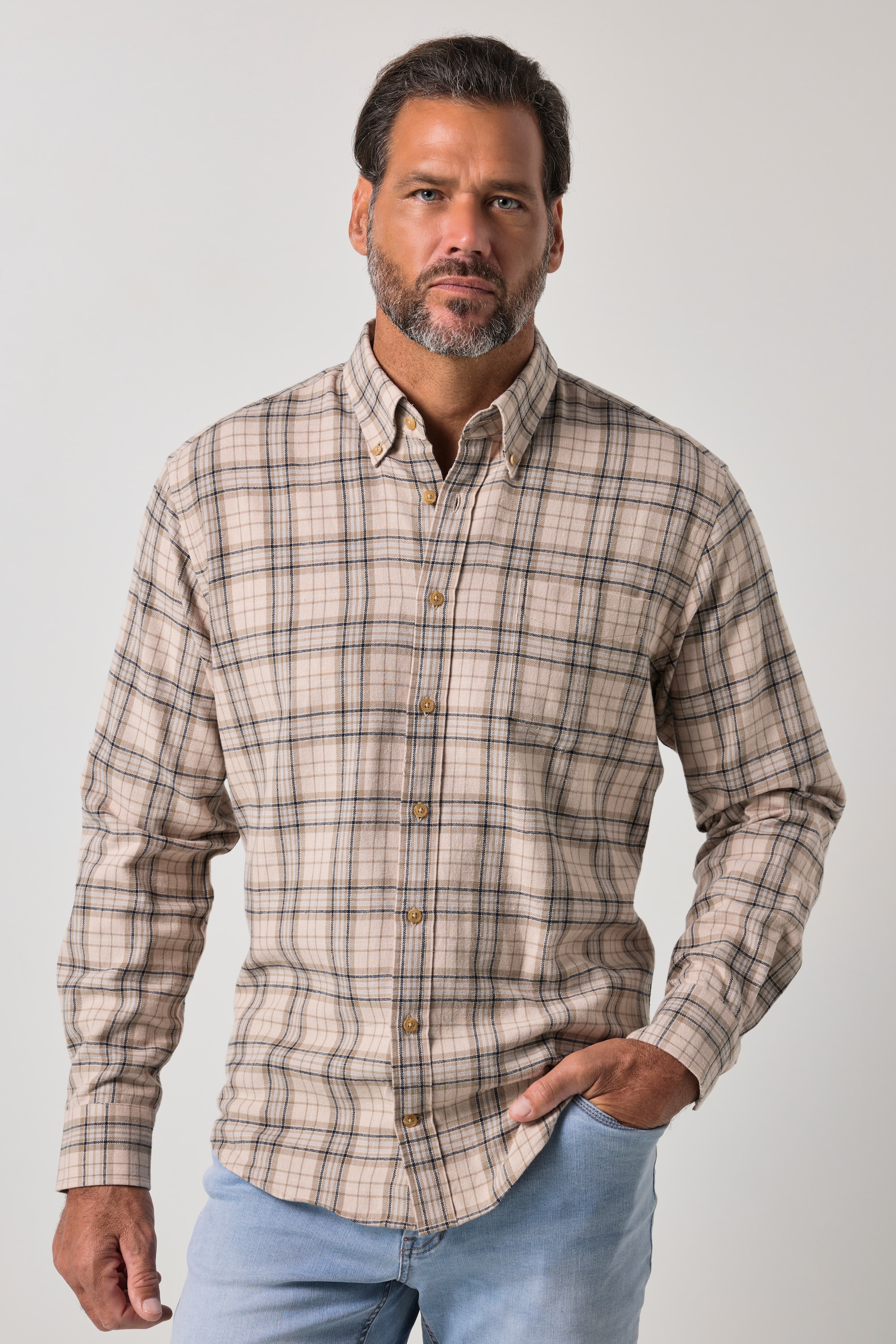 Chemise en flanelle à carreaux, JP1880