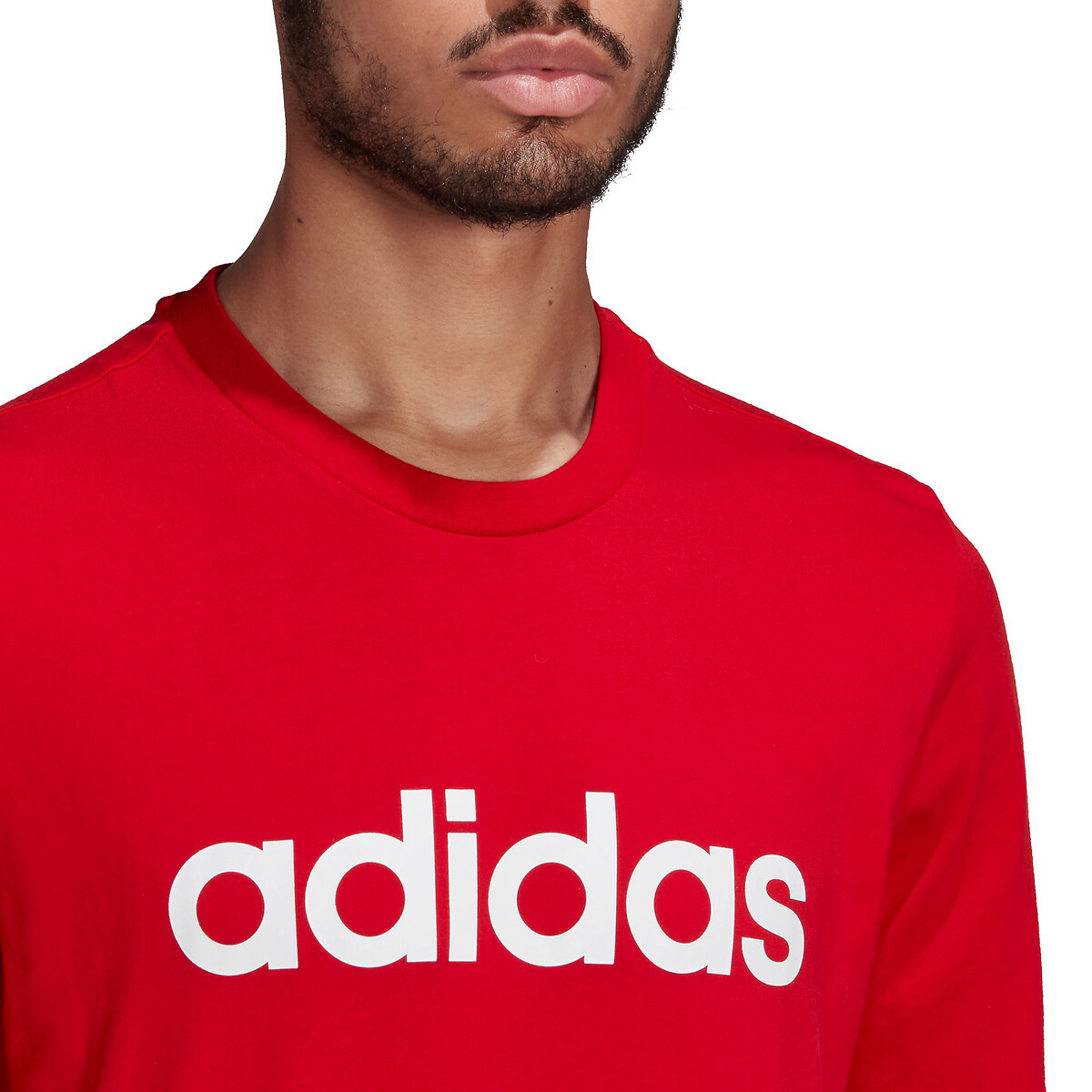 red adidas shirt mens