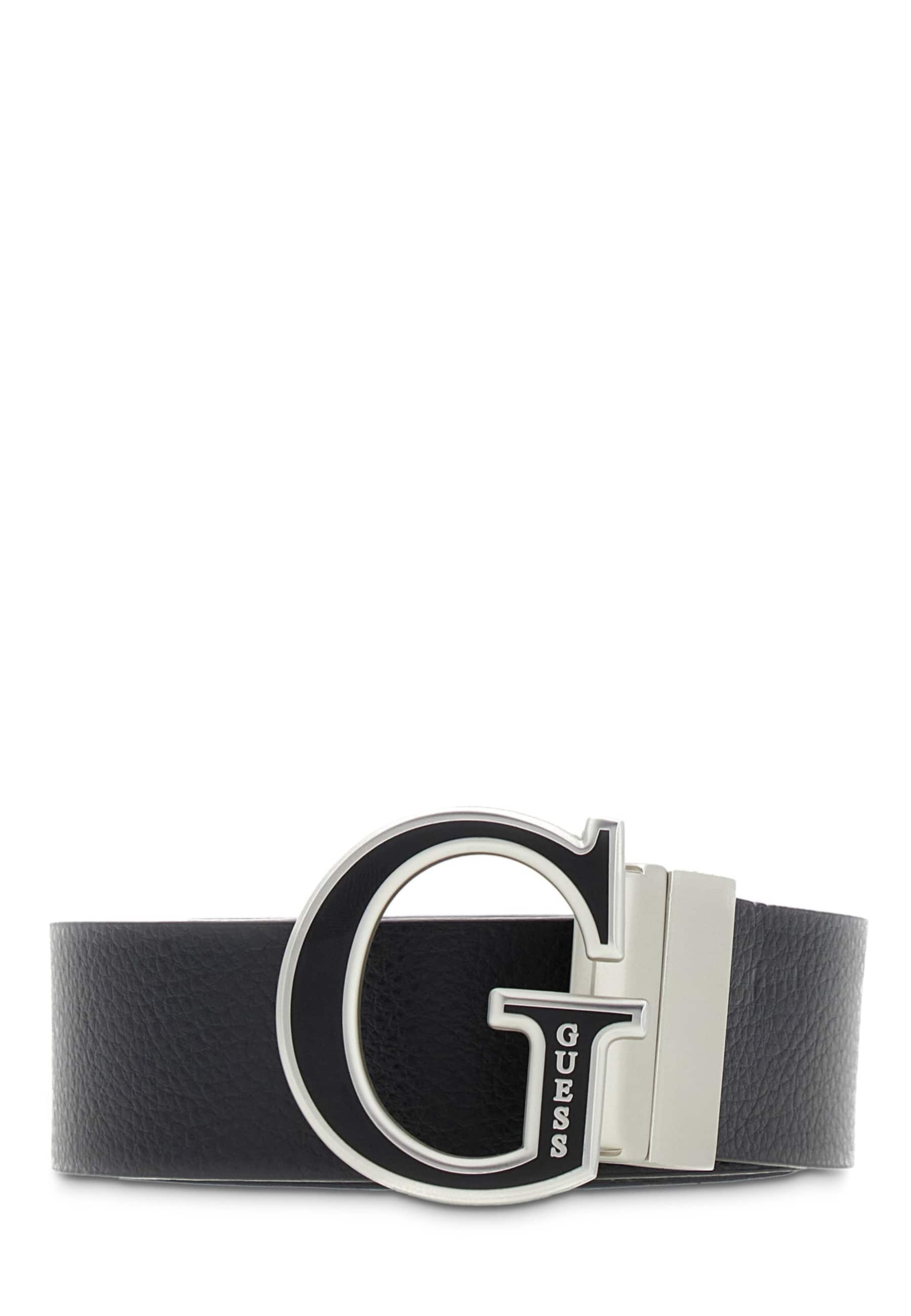 Ceinture G En Cuir Véritable, GUESS