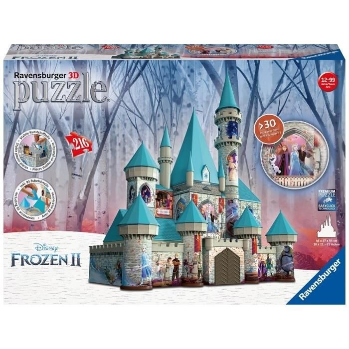 Puzzle 3d - Disney - Château De La Reine Des Neiges, RAVENSBURGER