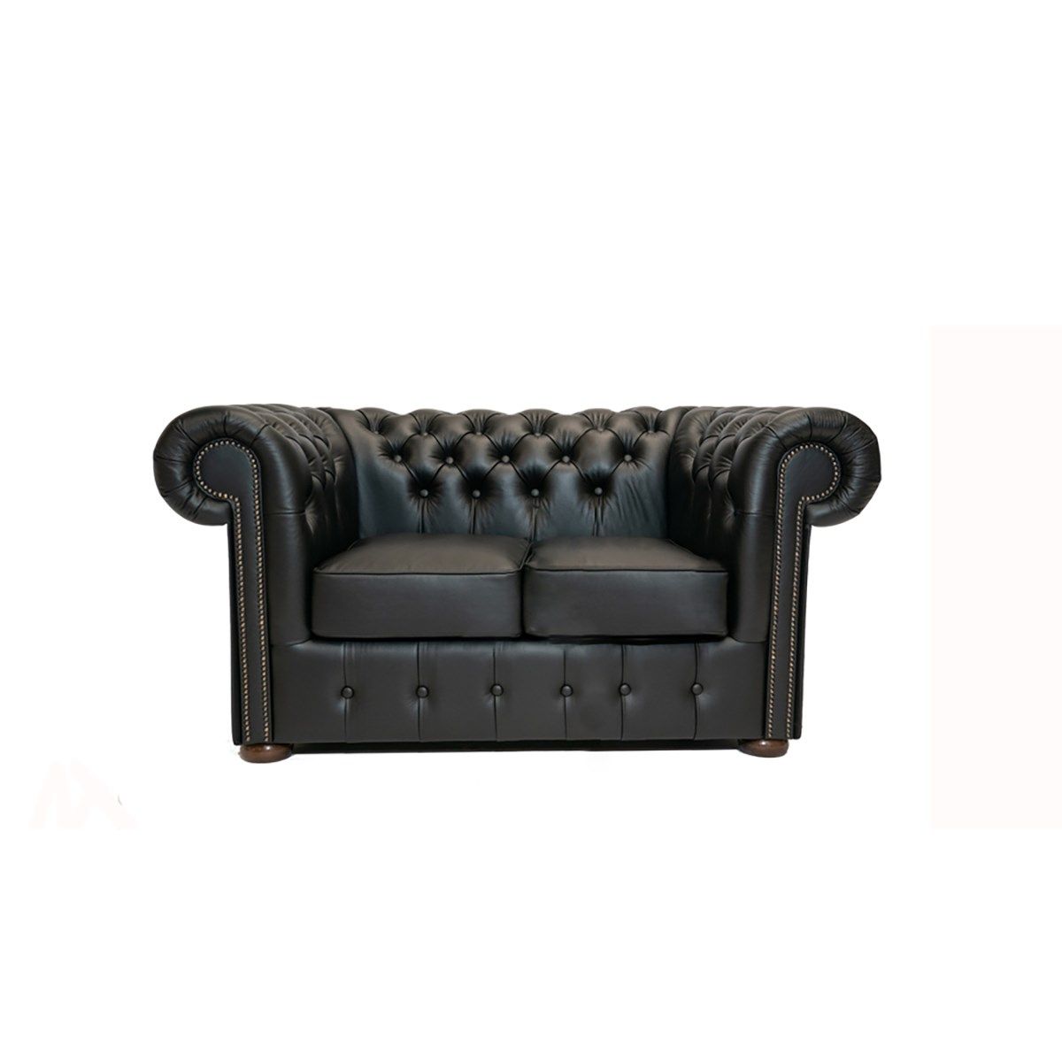 chesterfield canape cuir 2 places brighton basic n