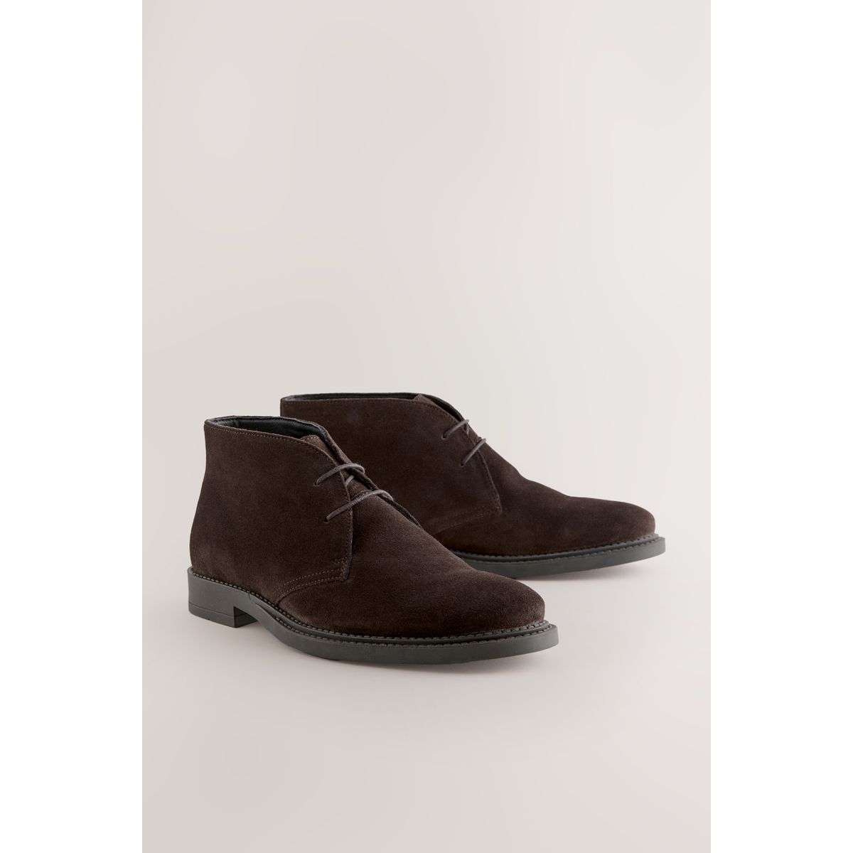 Marron Bottines Chelsea Homme - En Cuir Et En Daim | Tommy Hilfiger