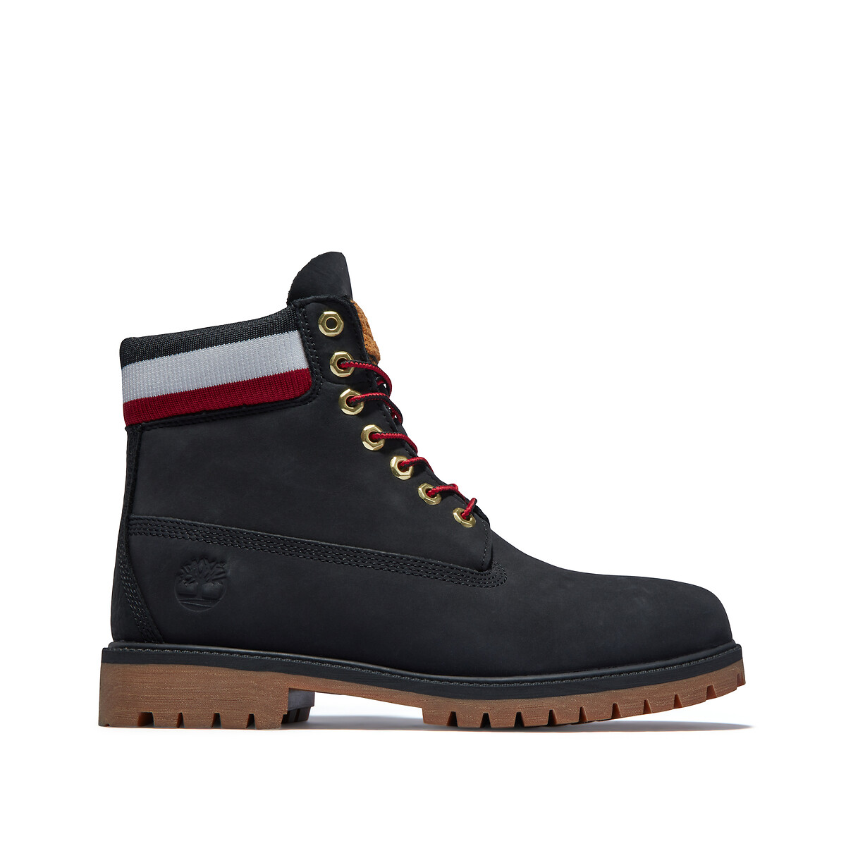 timberland boots white and red