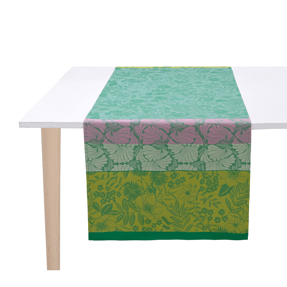 Chemin de table en Coton, COTTAGE, LE JACQUARD FRANCAIS