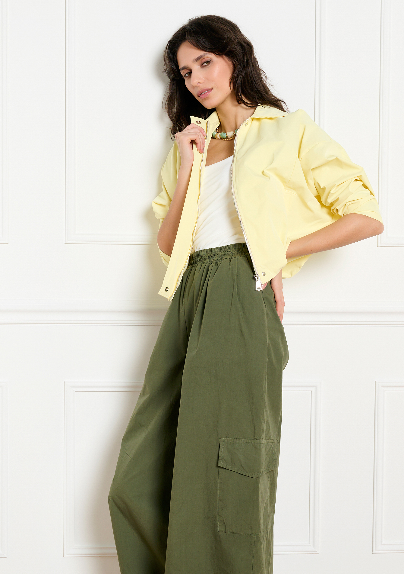 Blouson court zippé, LOLALIZA