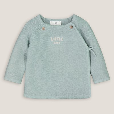 Baby's Cotton/Wool Top in Fine Knit LA REDOUTE COLLECTIONS
