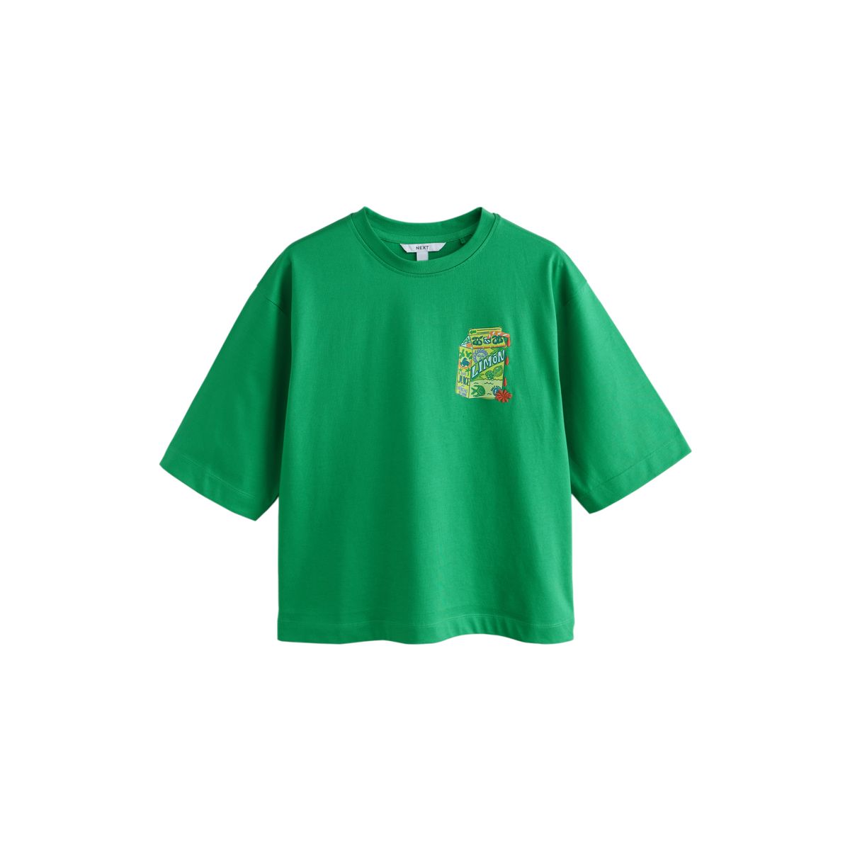 T-shirt ras du cou imprimé à manches courtes, NEXT