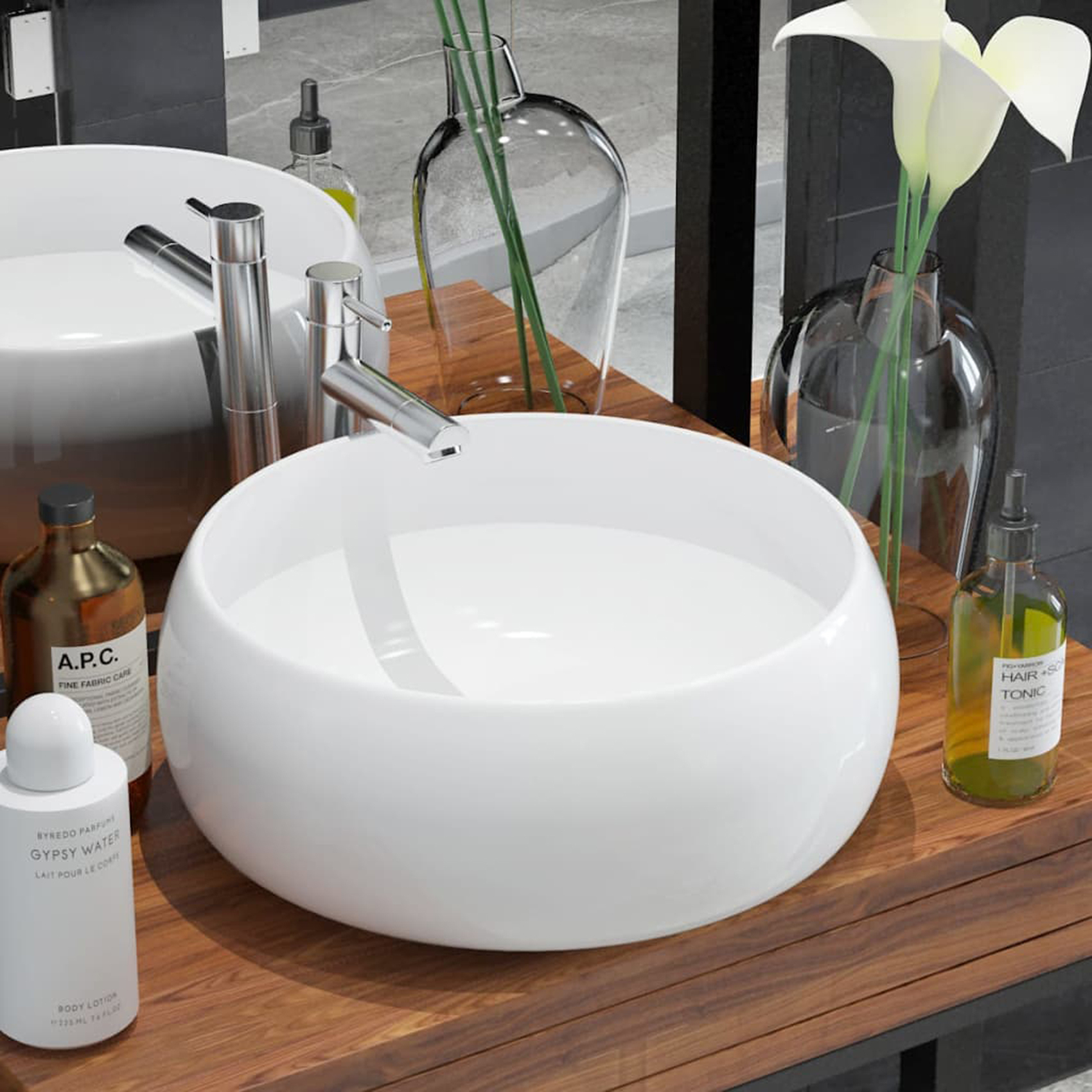 Lavabo rond et tendance, HOME MAISON