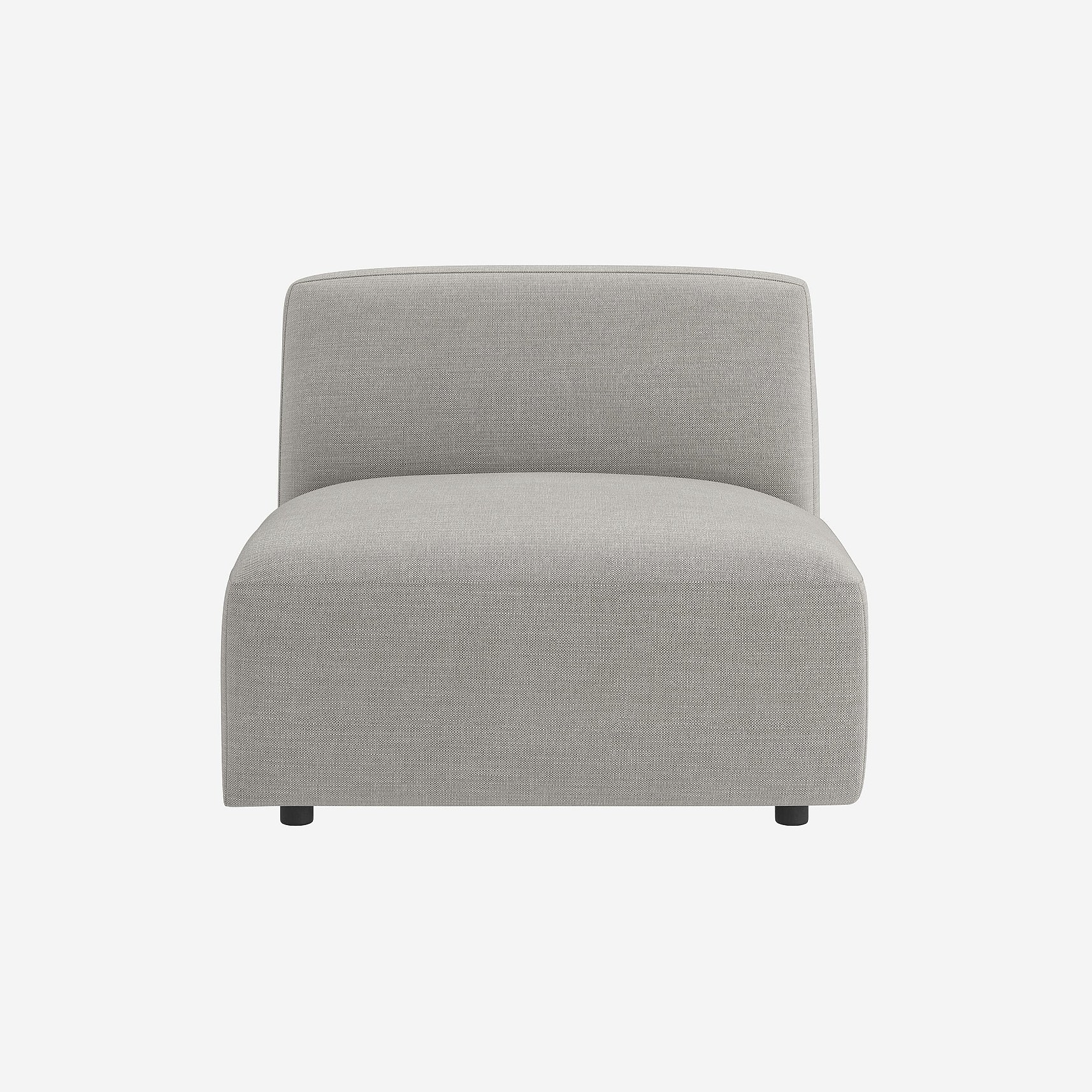Fauteuil droit tissu acrylique CREMI, HABITAT