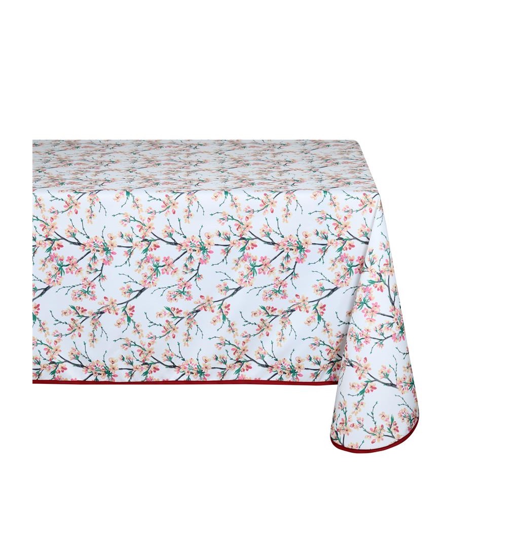 Nappe rectangle Doux cerisier, EDEN