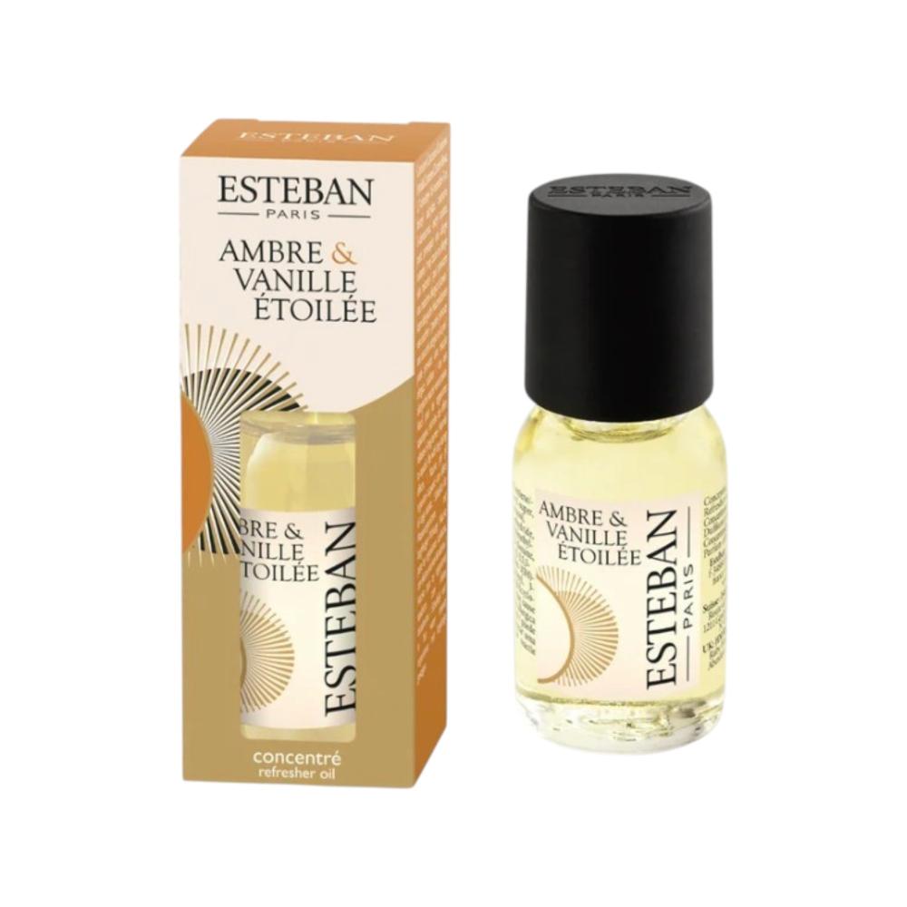 Parfum d'intérieur - Concentré de parfum Ambre et Vanille étoilée 15ml, ESTEBAN