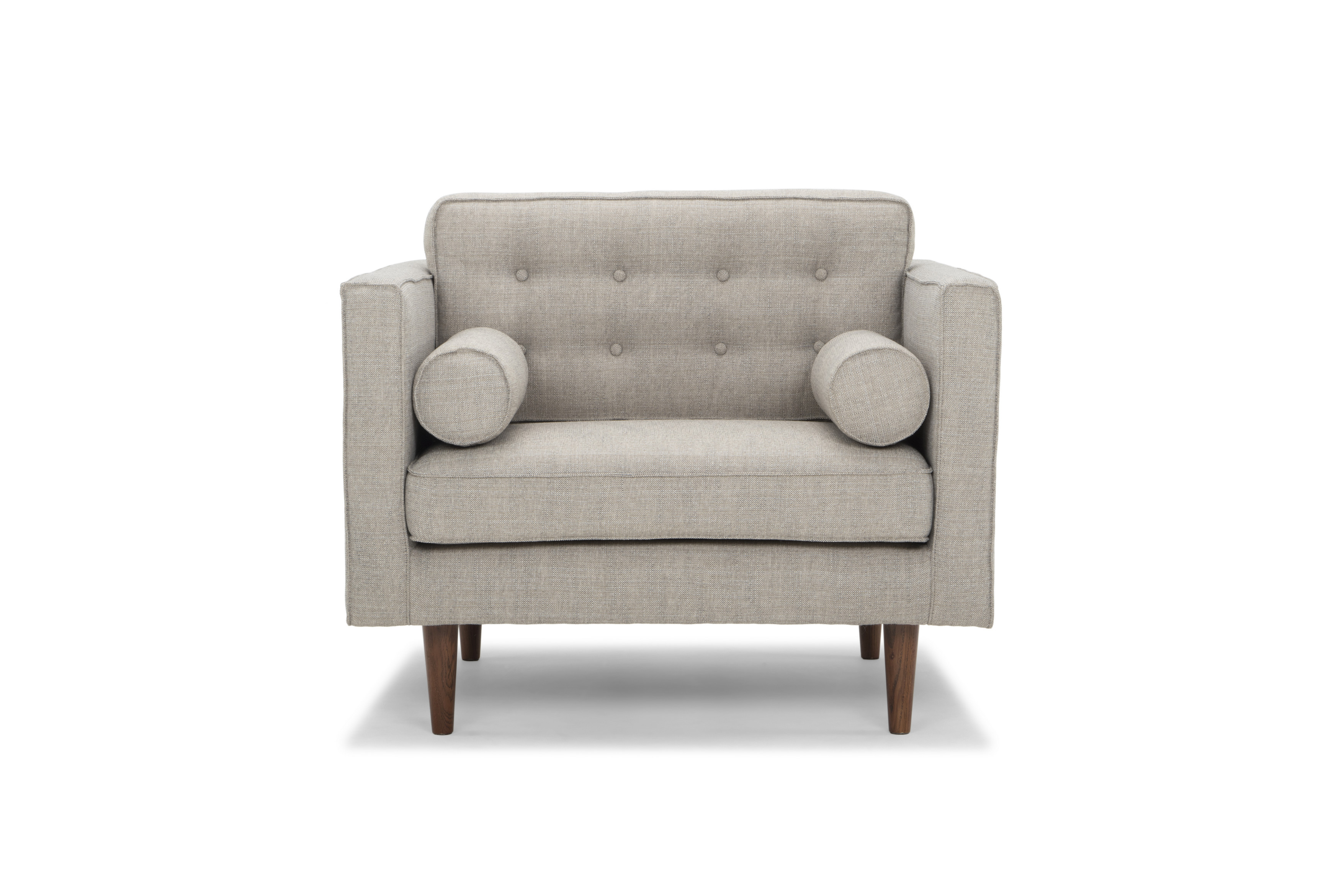 Fauteuil en tissu polyester SILKEBORG, PRODUIT INTERIEUR BRUT
