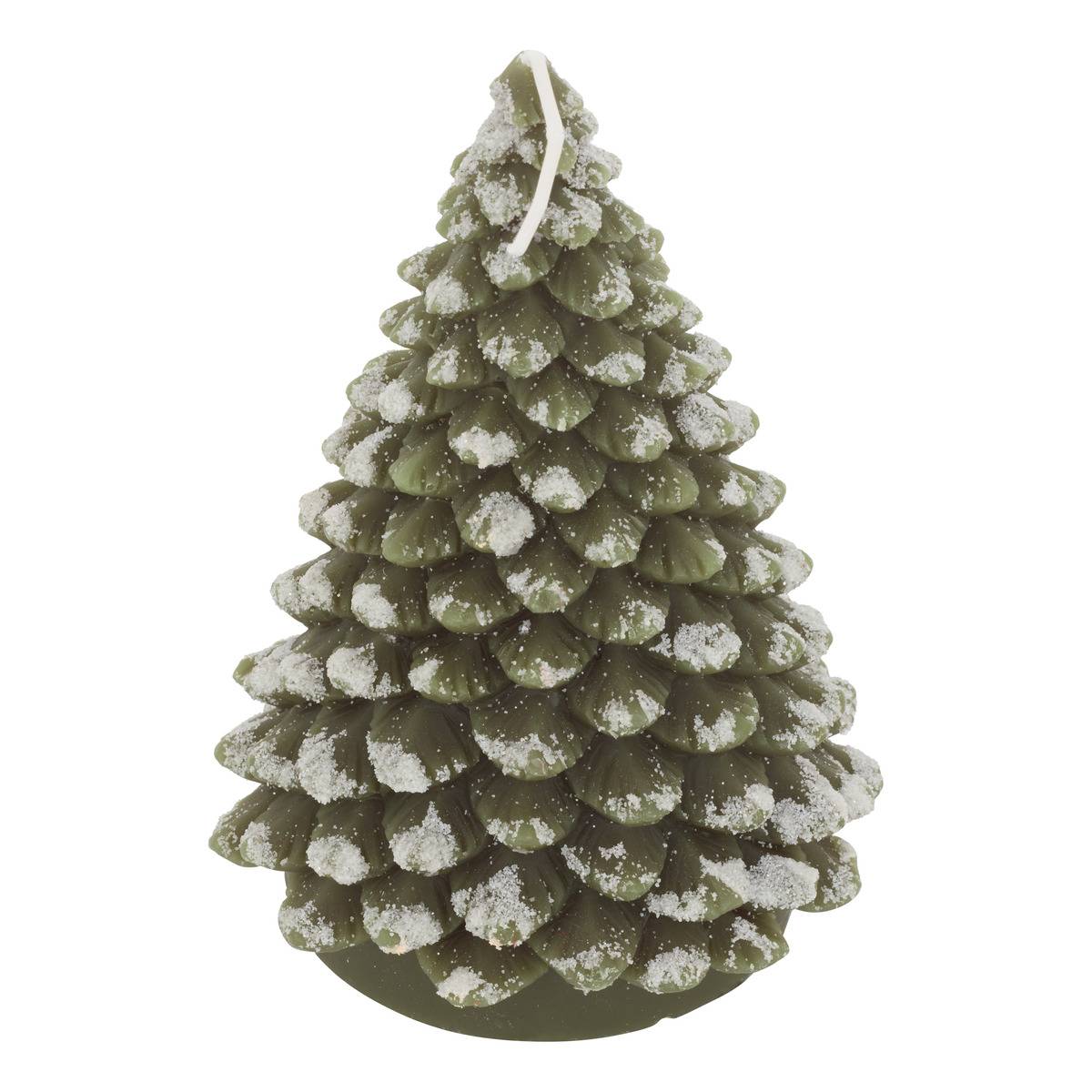 Bougie en forme de sapin H. 15 cm 370 g, FEERIC LIGHTS & CHRISTMAS