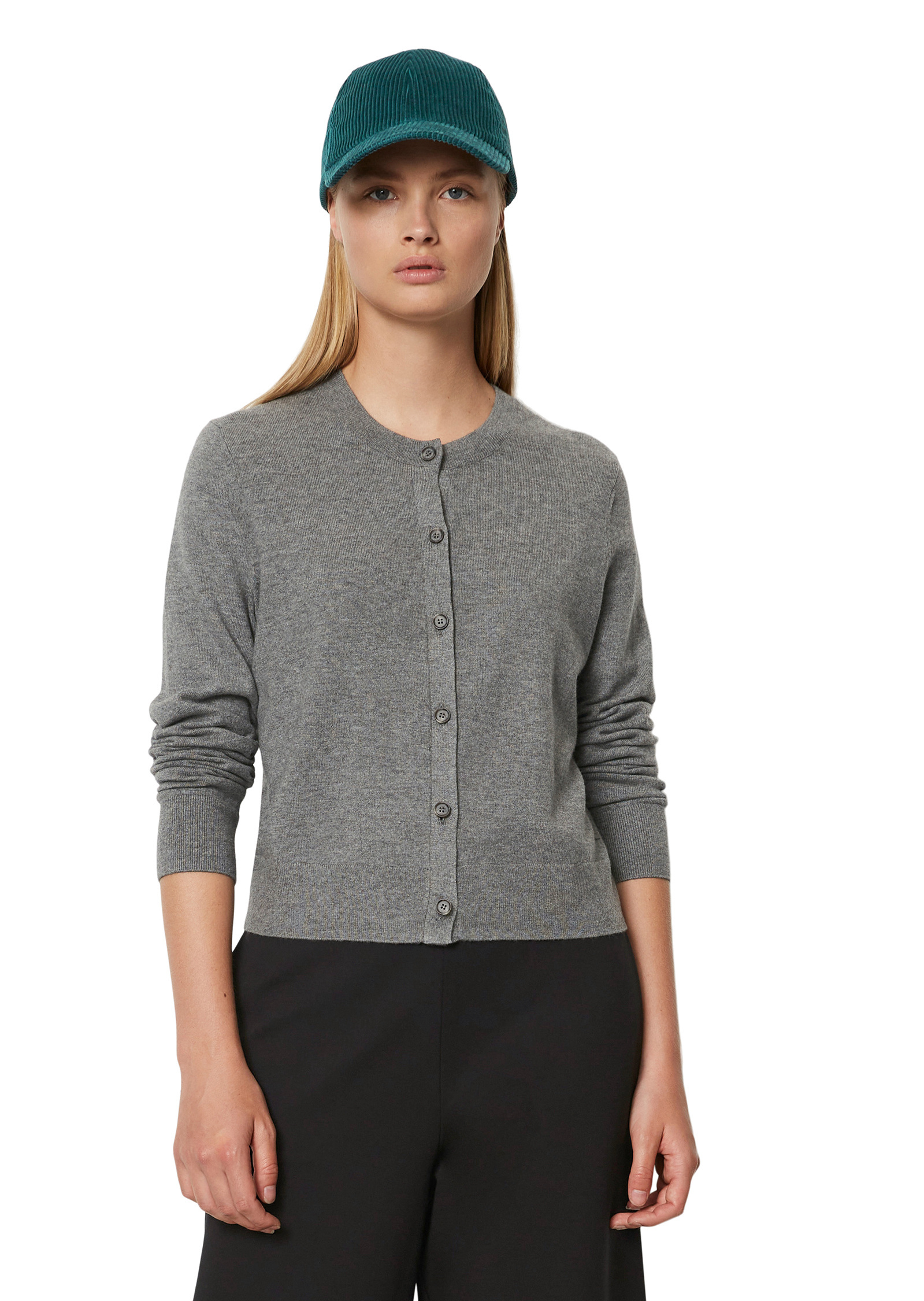 Pull Cardigan Fille Marks & Spencer – Gris, Viscose, Taille 11-12 Ans (bon état, Strass Manquants)