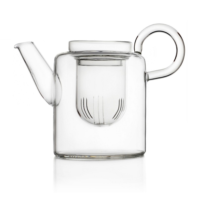 Théière verre design filtre PIUMA Big, ICHENDORF