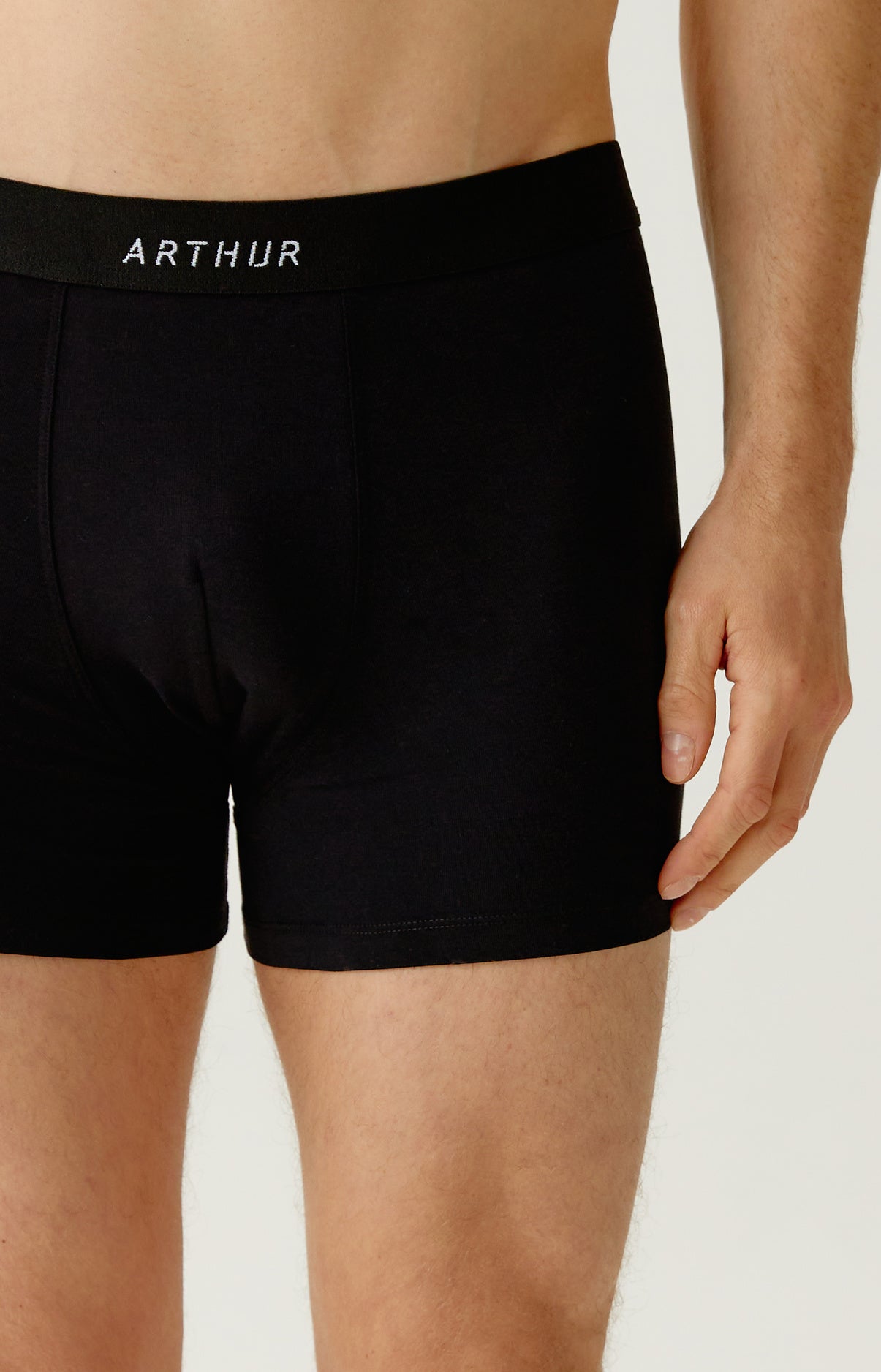 Boxer en coton, uni, ARTHUR