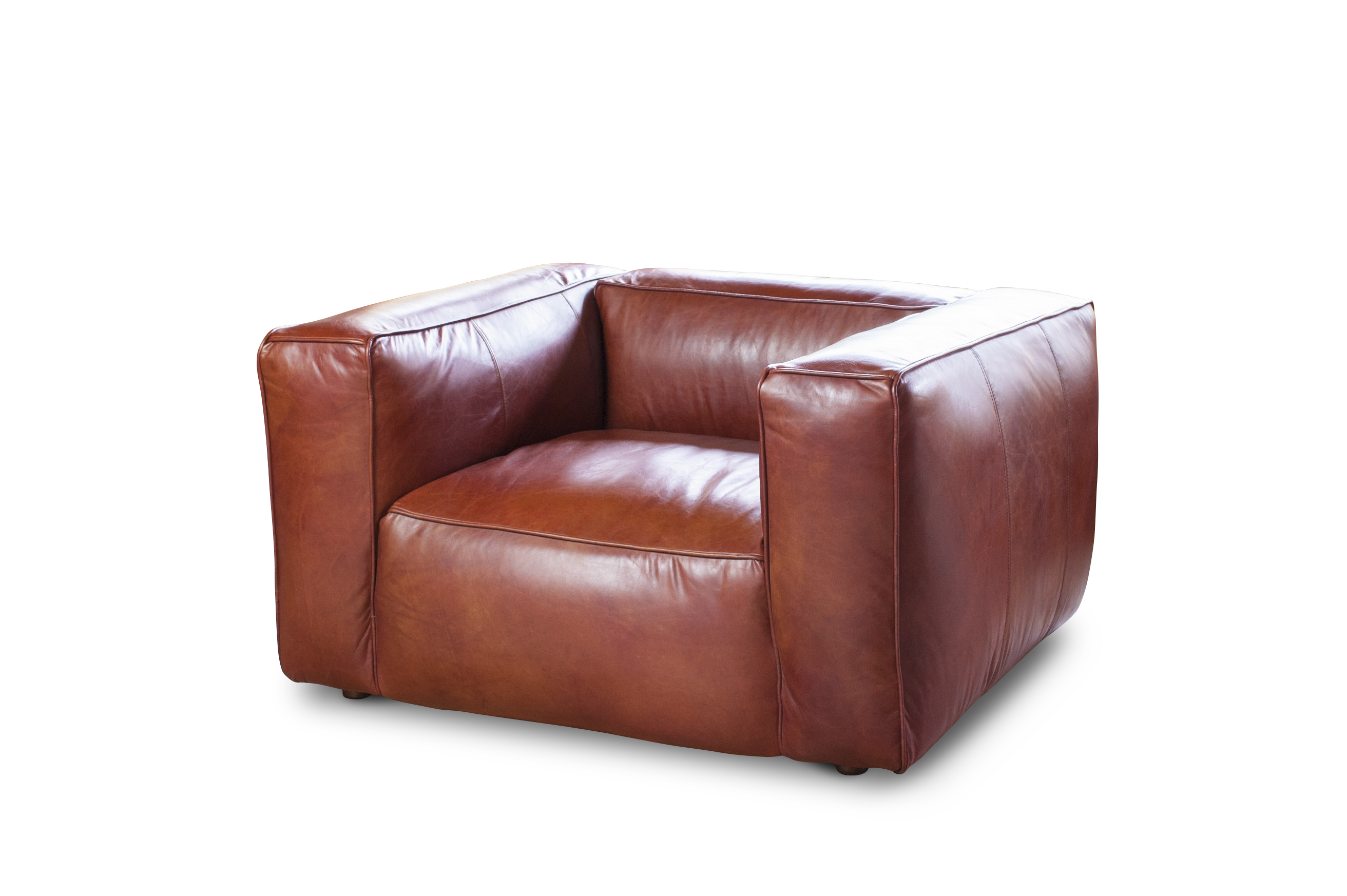 Fauteuil en cuir KRIEGER, PRODUIT INTERIEUR BRUT