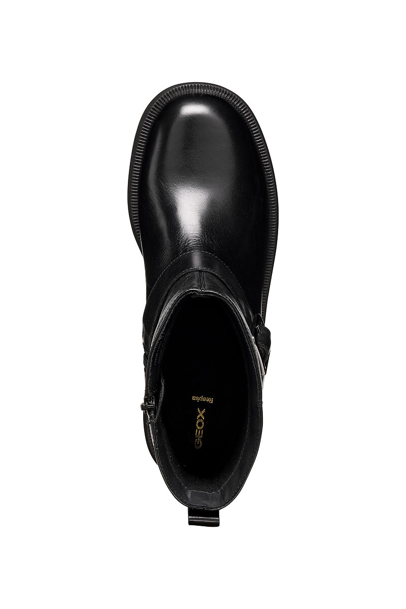 GEOX Botines moteros de piel KLARGENA — photo 4