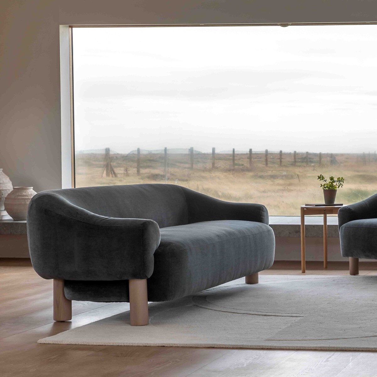 Weston Velvet Chenille 3-Seater Sofa, ÉDITÉ