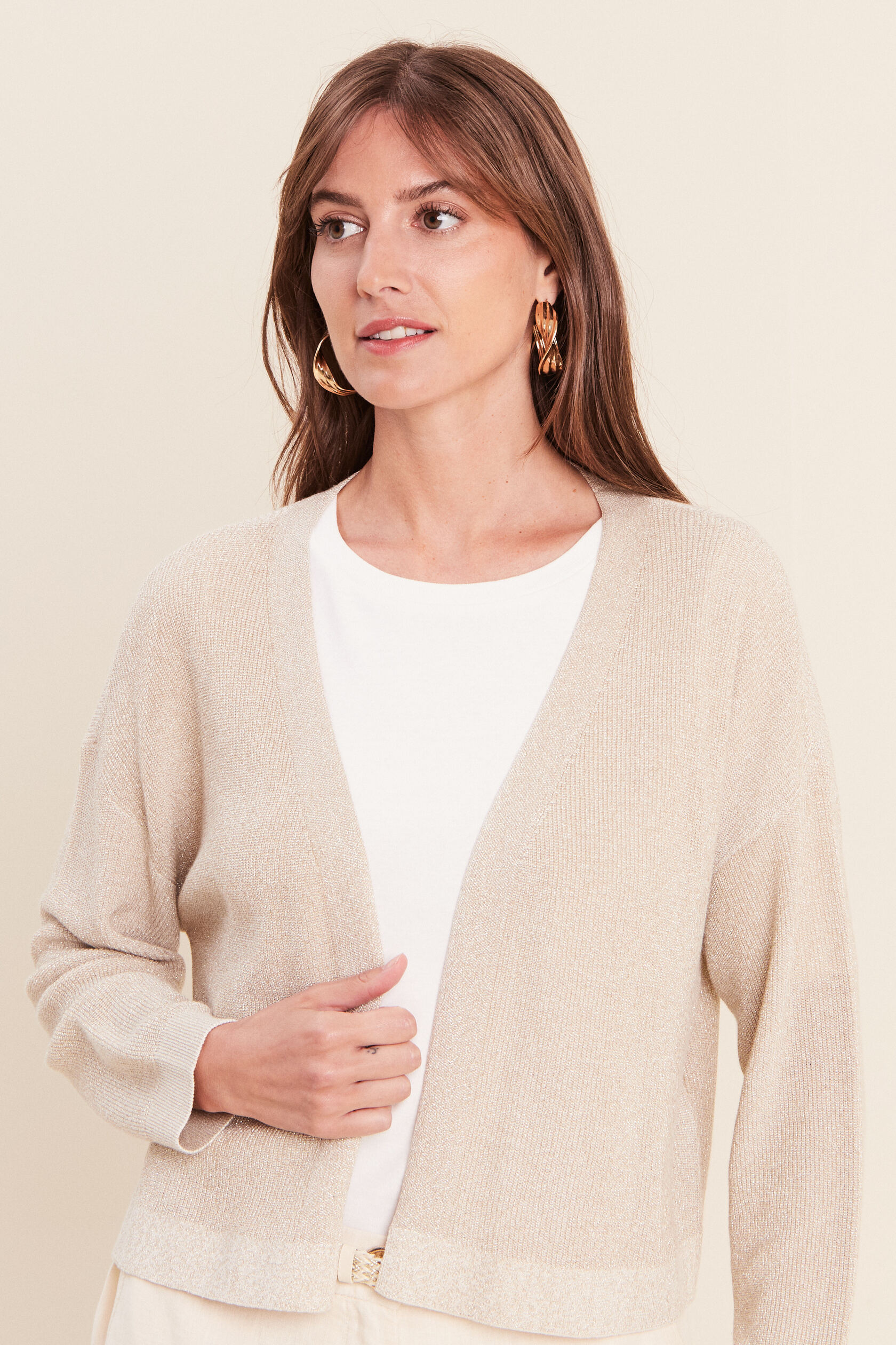 Gilet manches longues brillant, BREAL