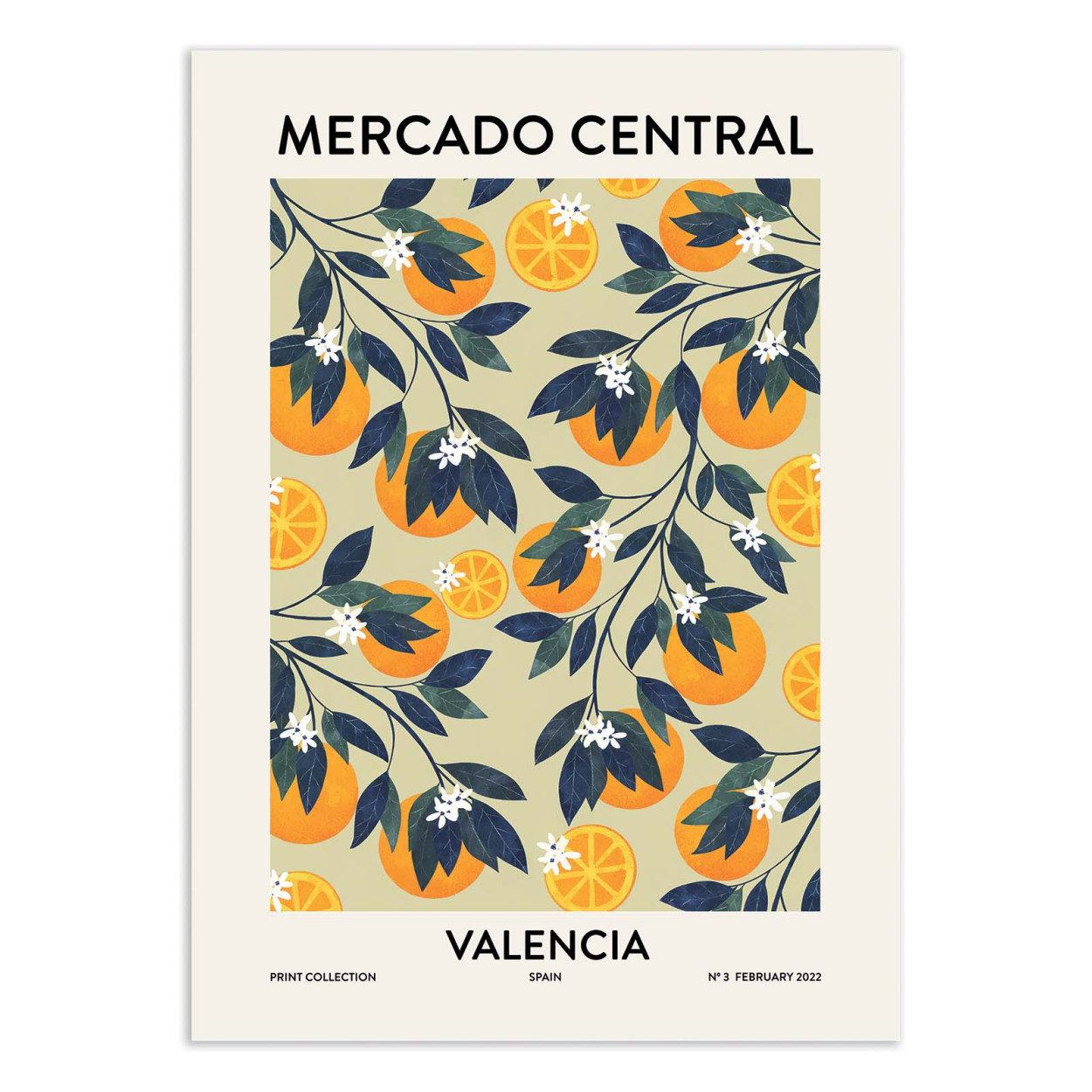 Affiche d'art - Valencia Market - El Buen Limon, WALL EDITIONS