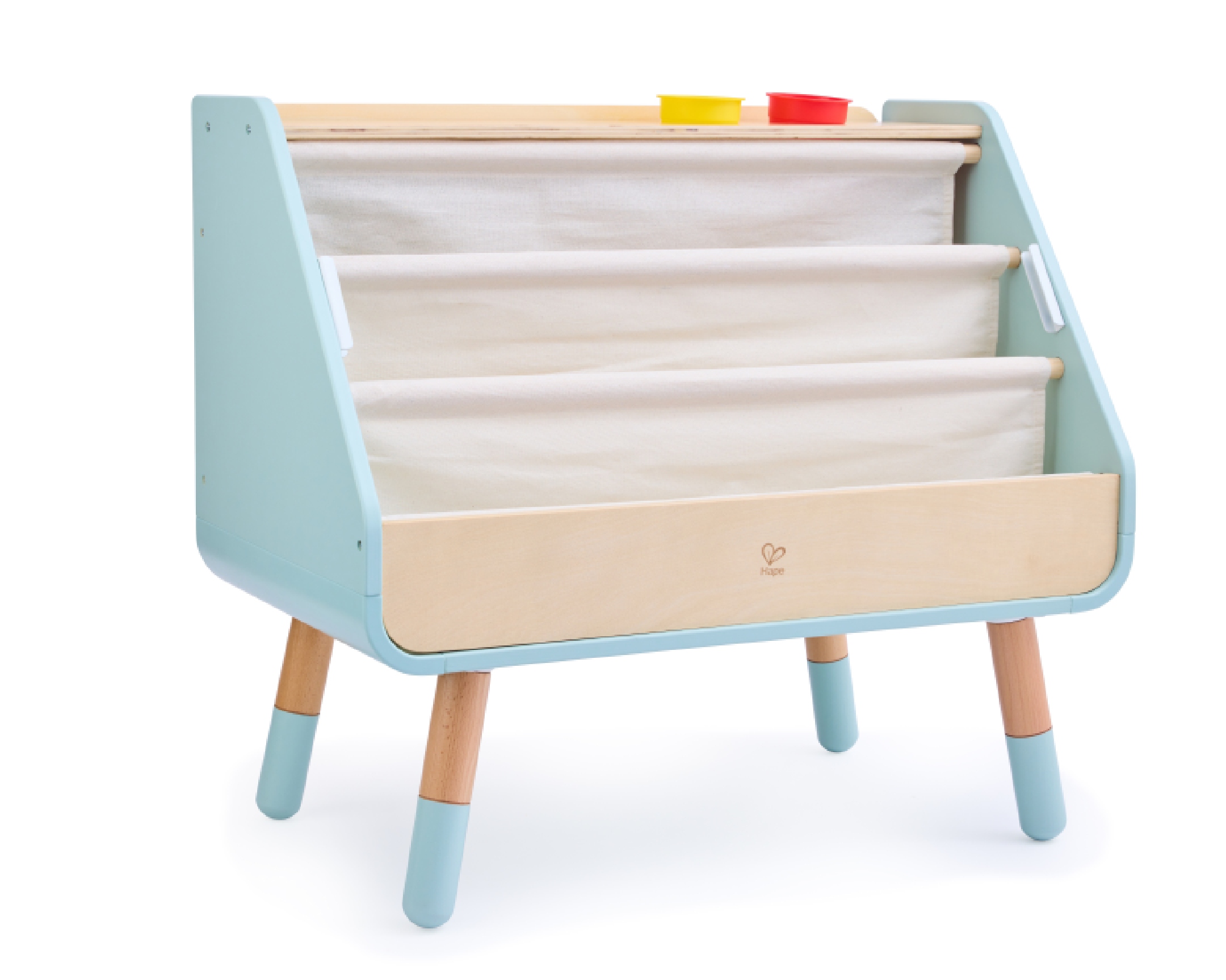 HAPE - Bibliothèque/Tableau à dessin 2 en 1 en bois PLAY FURNITURE, HAPE