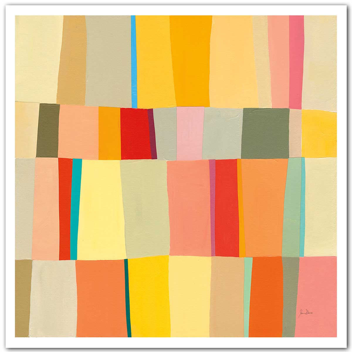 Poster color square, HEXOA