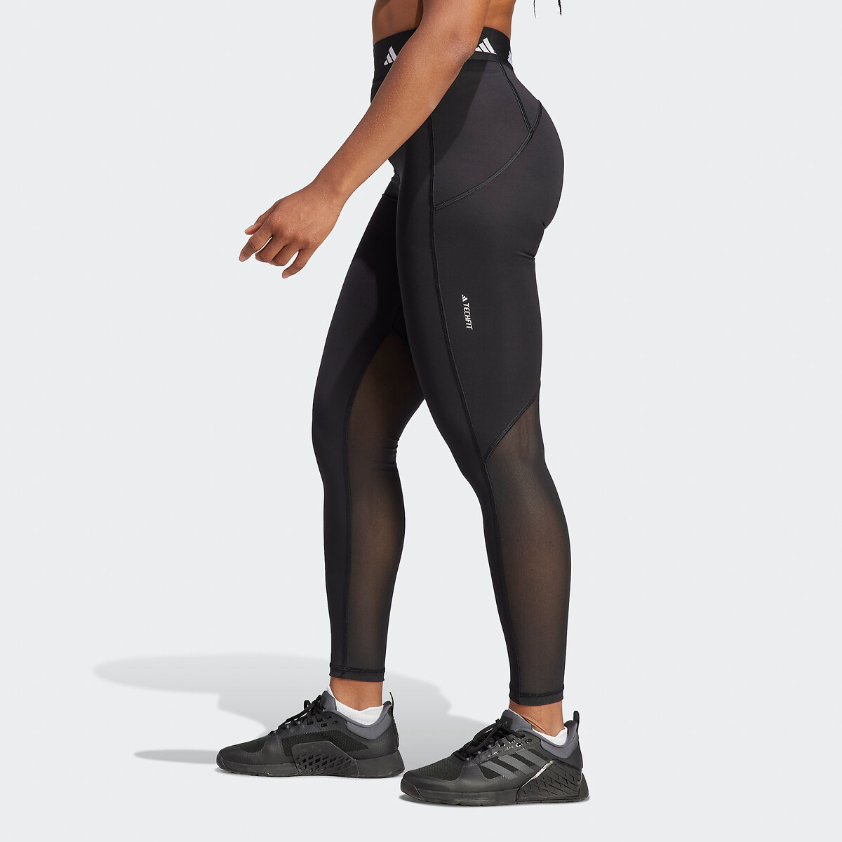 Techfit gym leggings, black, Adidas Performance
