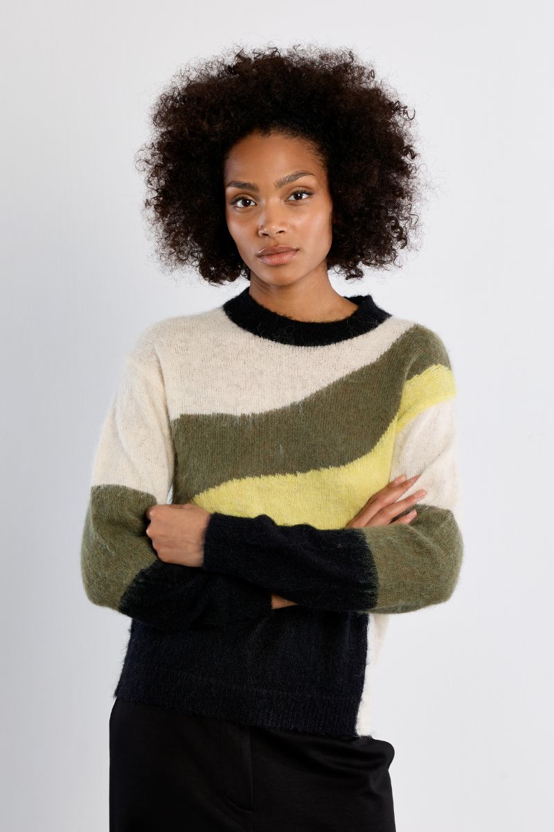 Pull en maille brossée, LILI SIDONIO