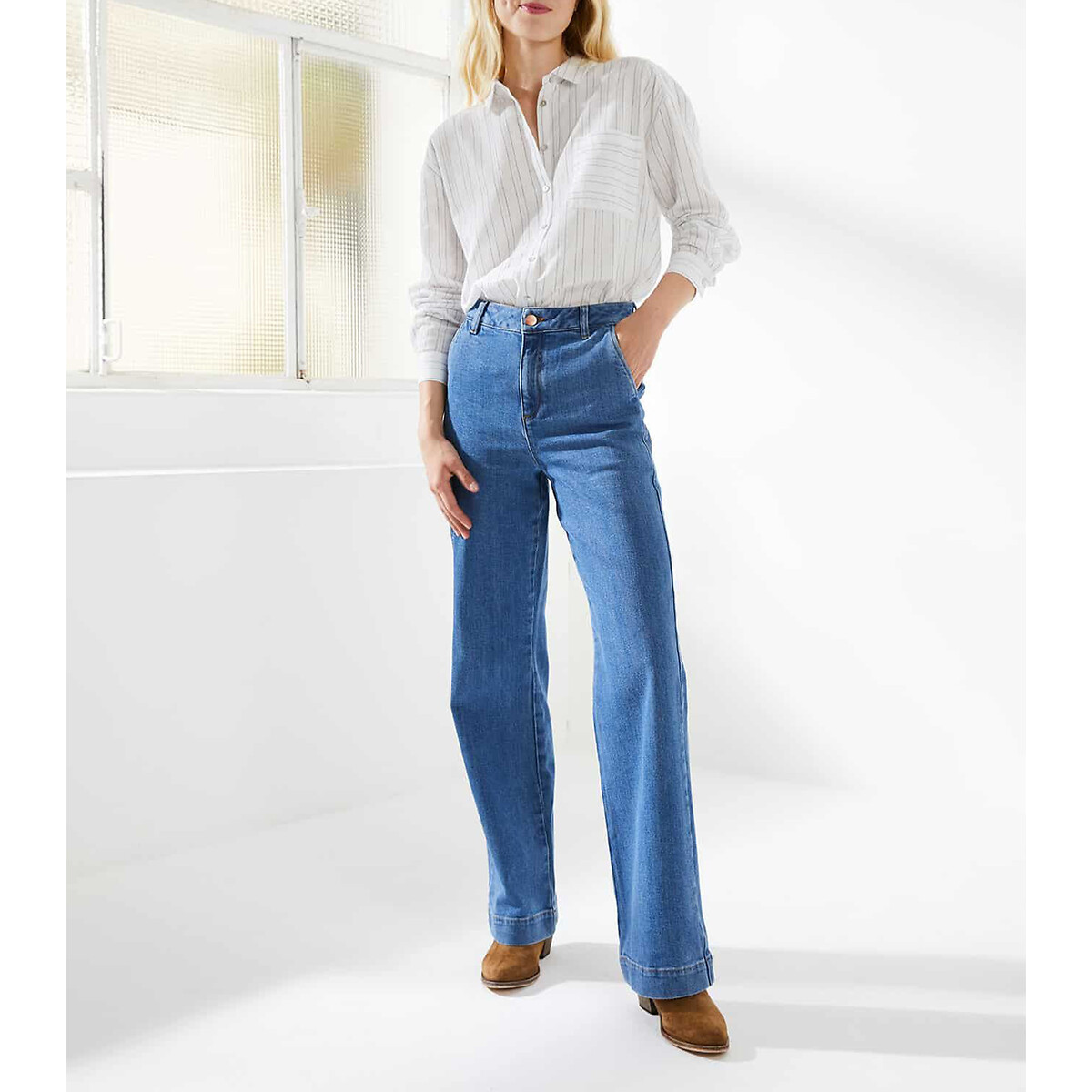 EKYOG Wijde jeans met hoge taille Farah online kopen
