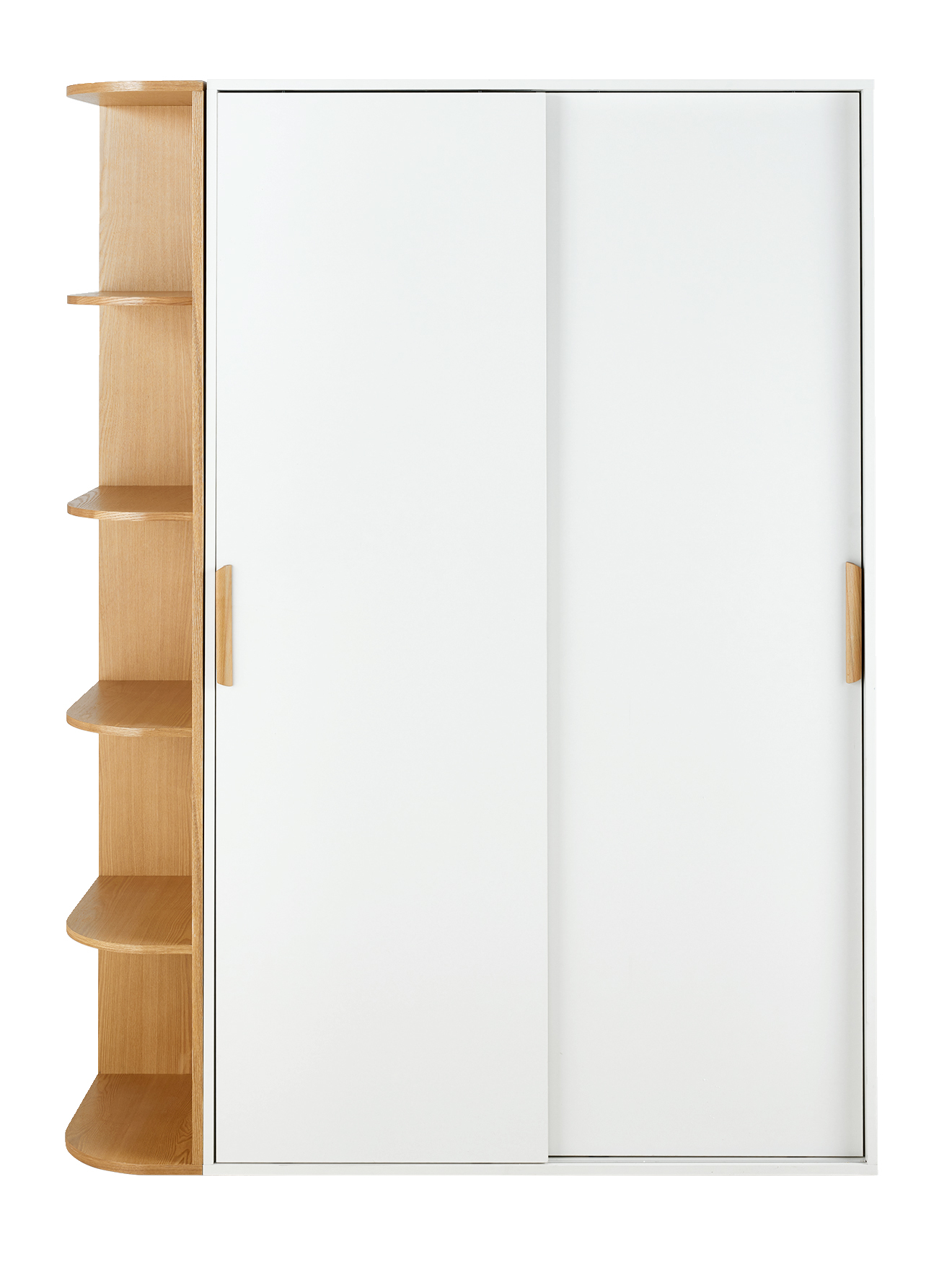 Armoire 2 portes coulissantes + bibliothèque JAPI, VERTBAUDET