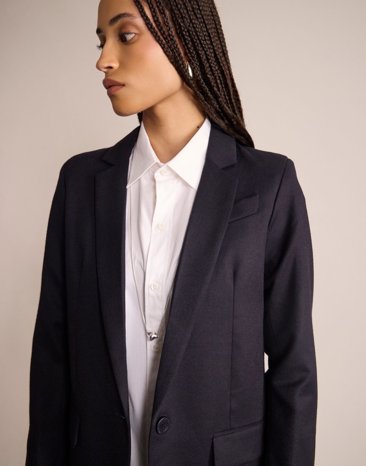 Veste bruna, INES DE LA FRESSANGE PARIS