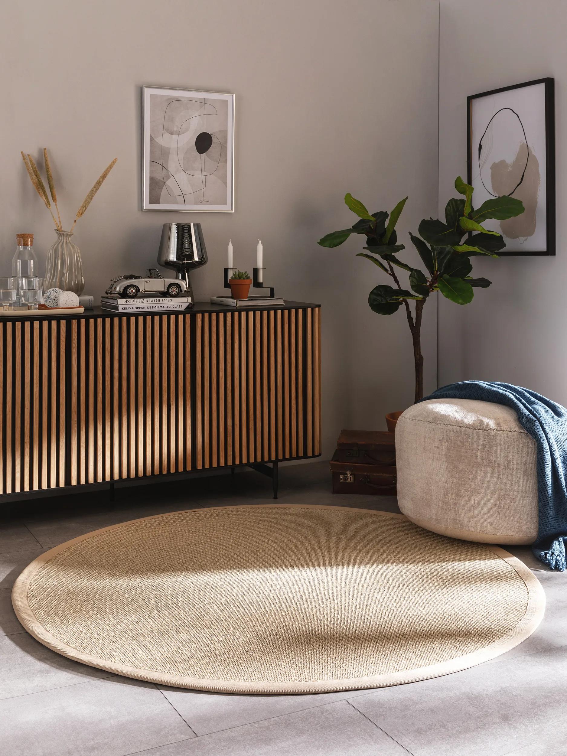 Tapis sisal rond SANA, BENUTA 