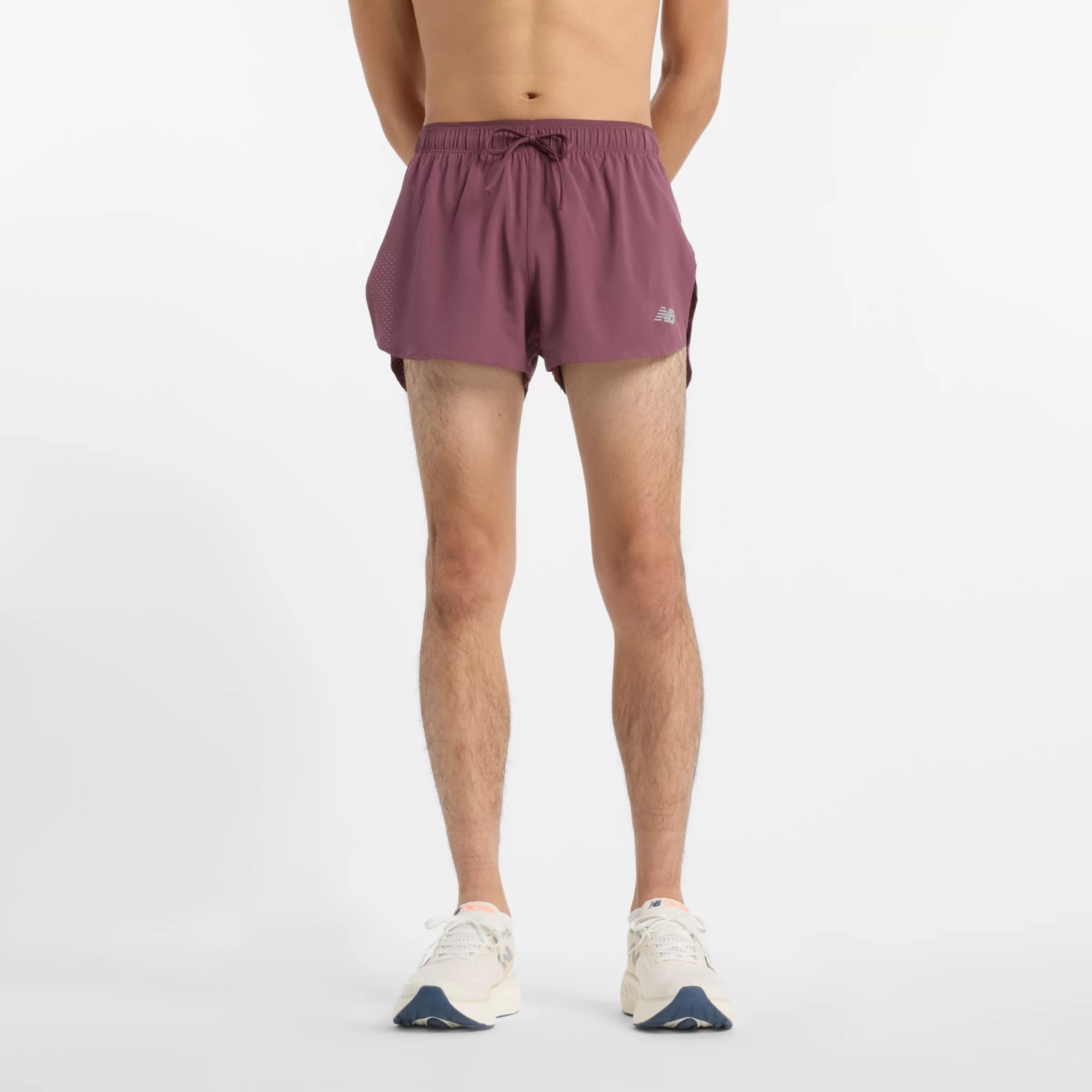 Short De Course Gore Wear Concurve Split Homme - Neuf Avec étiquettes Violet Indigo
