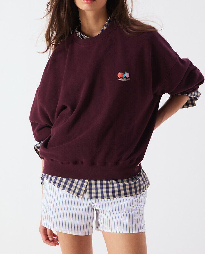 Sweat col rond manches longues, ATUBAY, AMERICAN VINTAGE