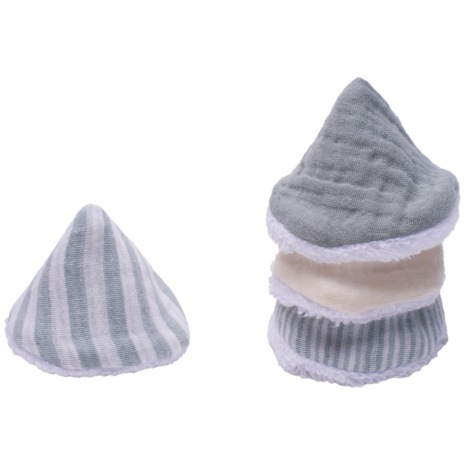 Lot de 4 cônes en gaze de coton, BB & CO