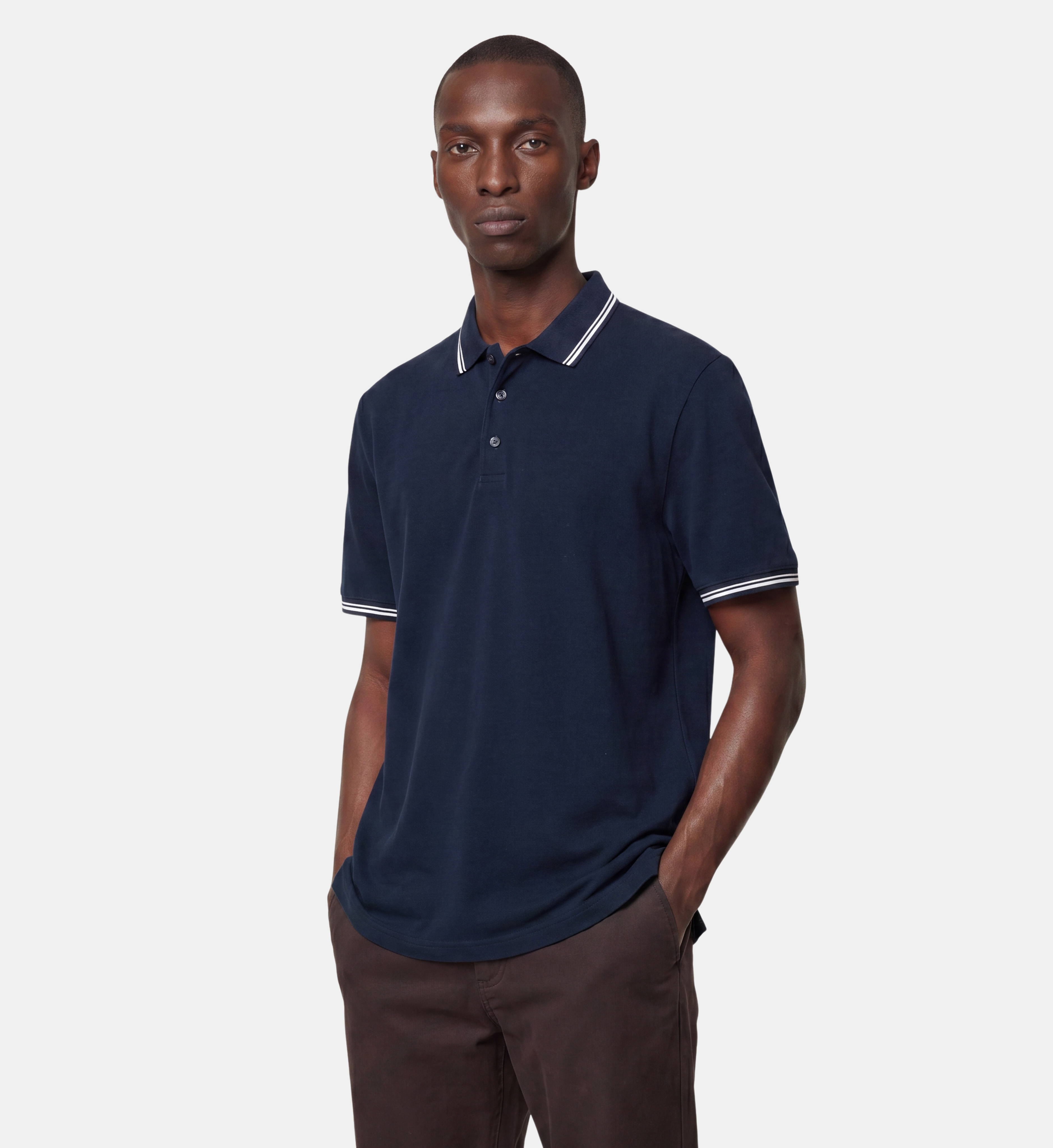 Polo droit tolobas coton, GALERIES LAFAYETTE