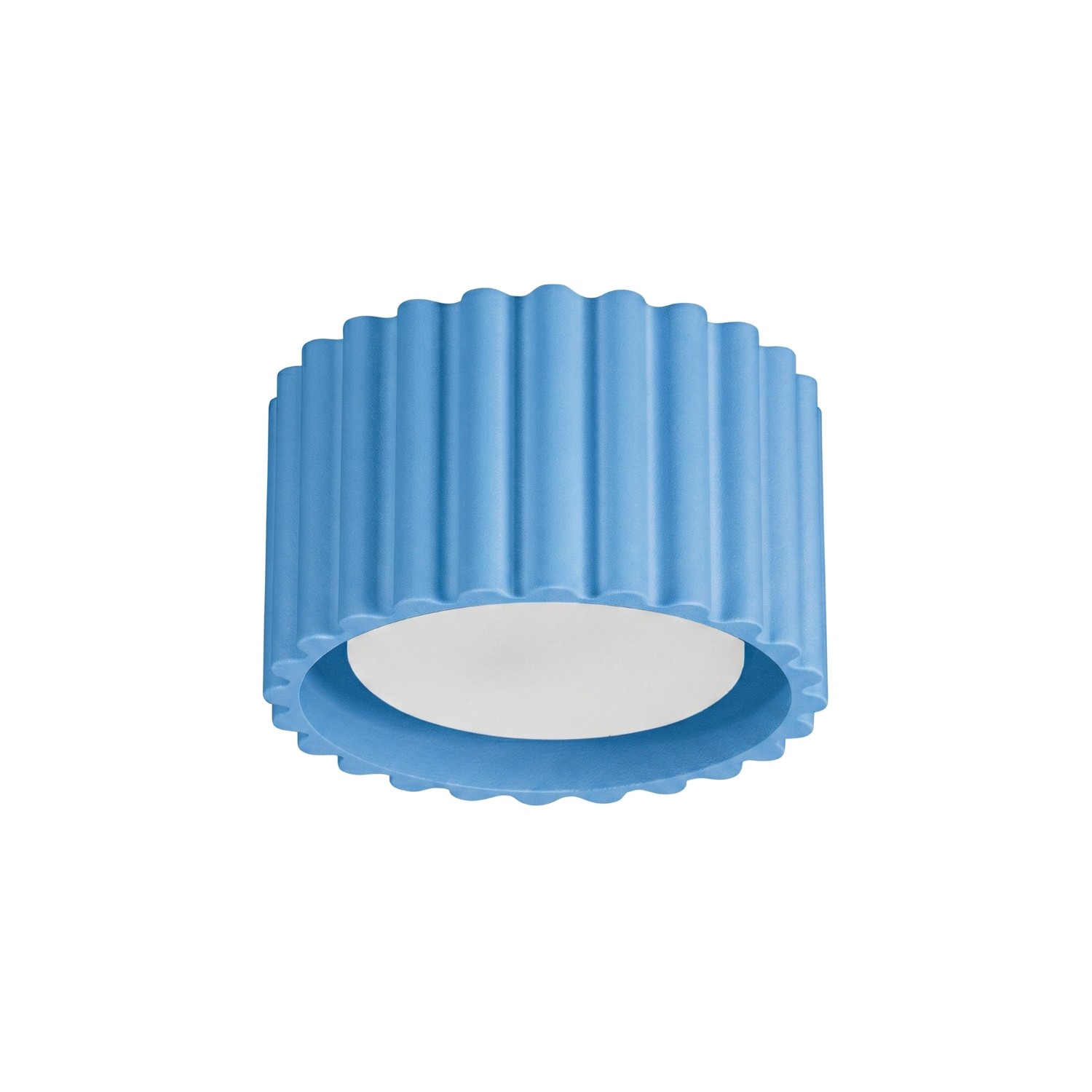 Plafonnier Aluminium Bleu Gx53 1 AURA, EDEN