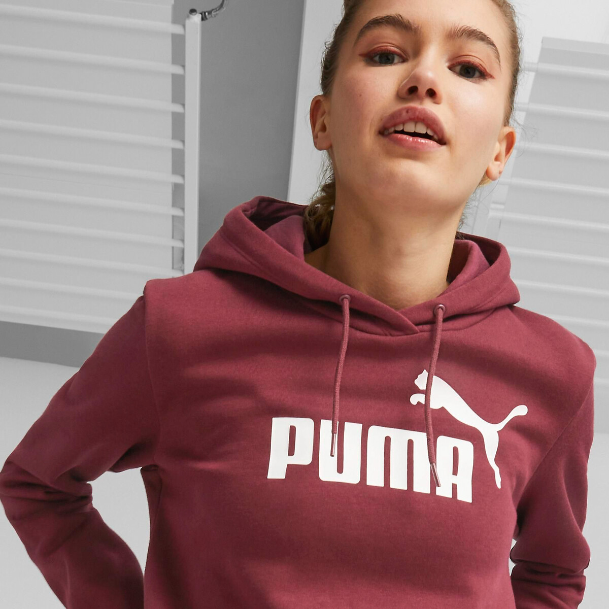 Sweatkleid mit Puma | Redoute kapuze logo La essential