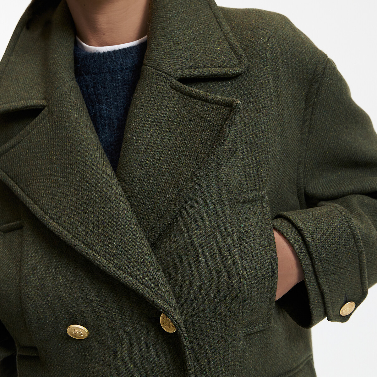 Signatures anton pea coat in wool blend La Redoute Collections