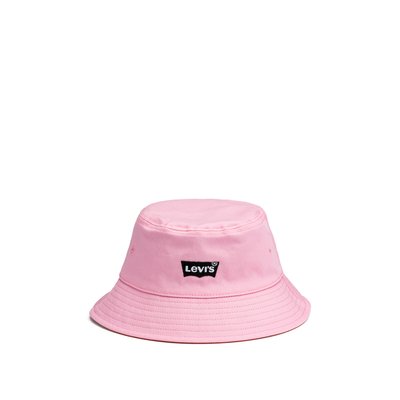 Cotton Reversible Bucket Hat with Embroidered Logo LEVI'S