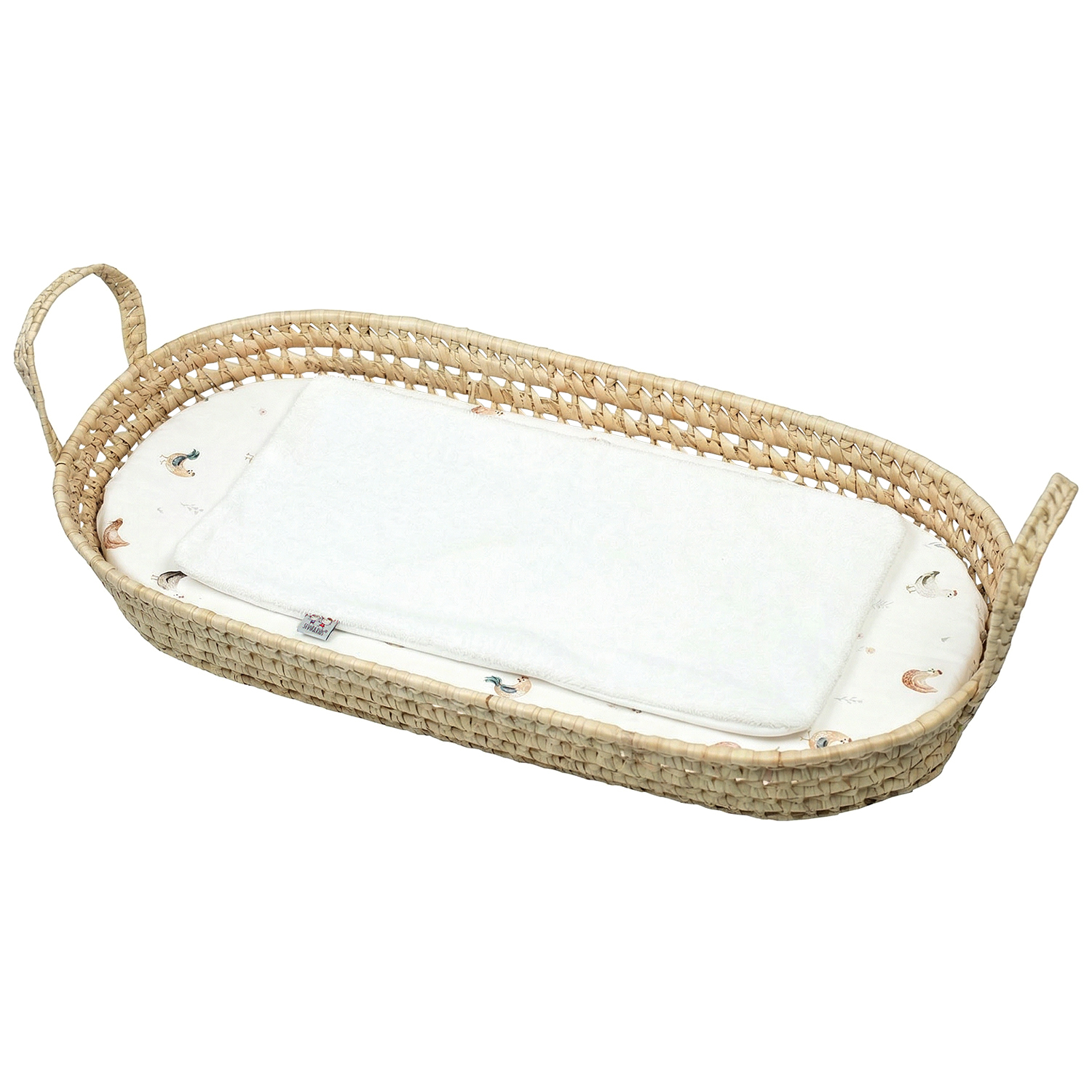 set panier à langer : panier + matelas + drap-housse + tapis GALLINA, SEVIRA KIDS