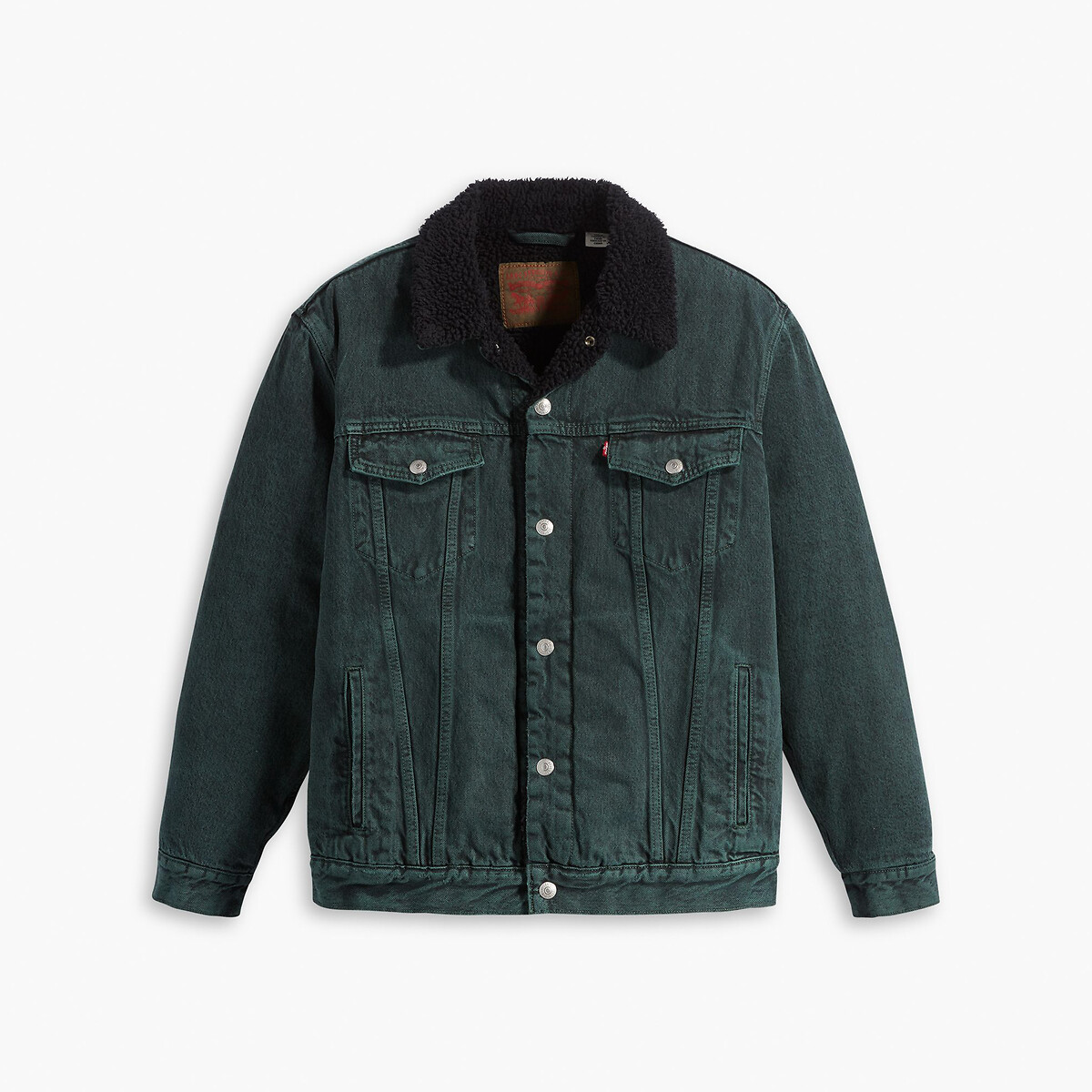 Levi's cord sherpa shop coach jacket in green