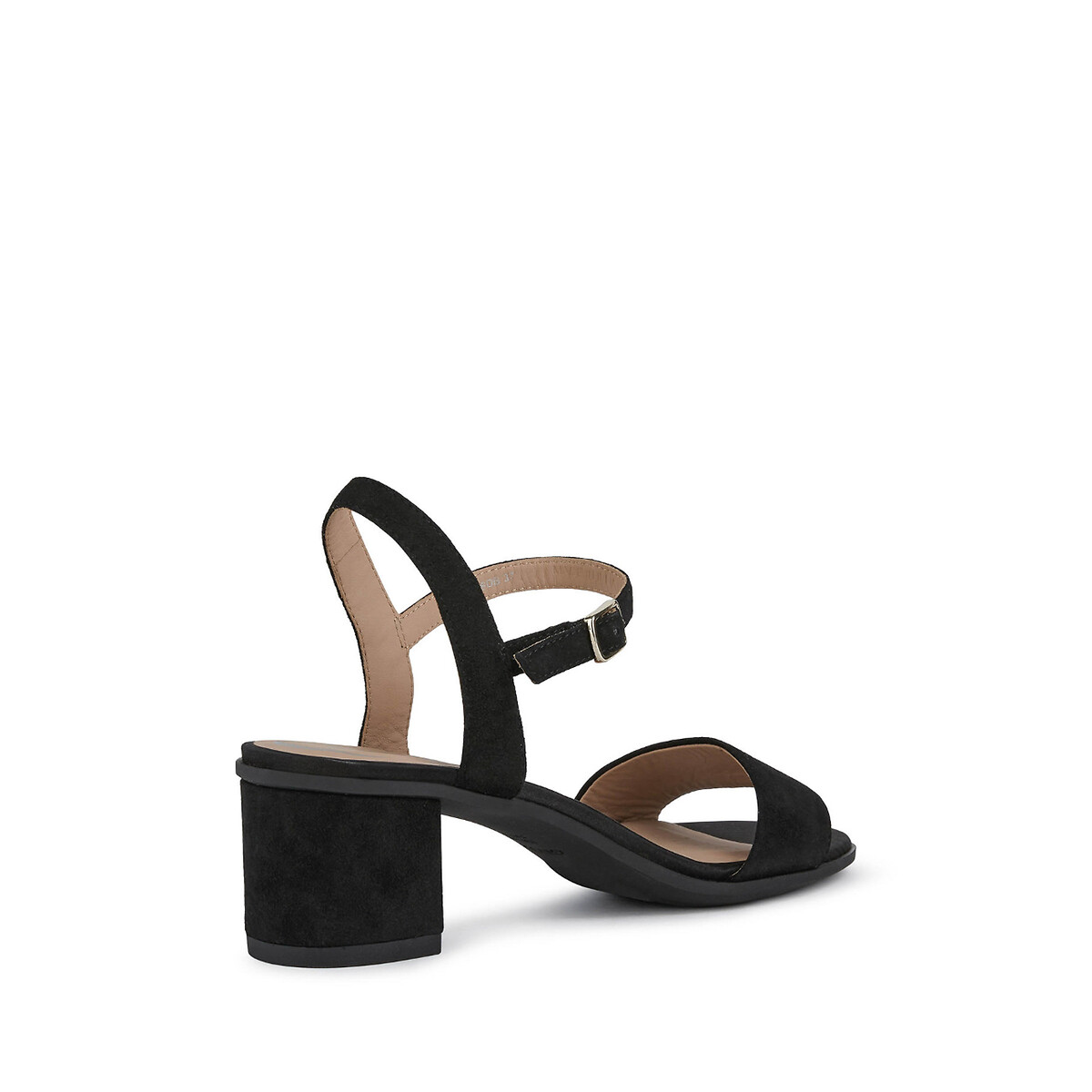 GEOX Sandalias de piel con tacón ancho — photo 4
