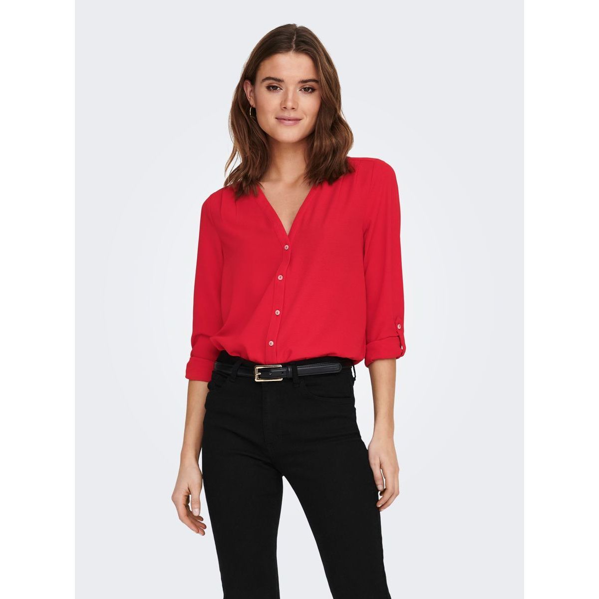Chemisier rouge et noir store