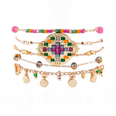 Bracelet multiliens avec perles GOLDVILLE HIPANEMA